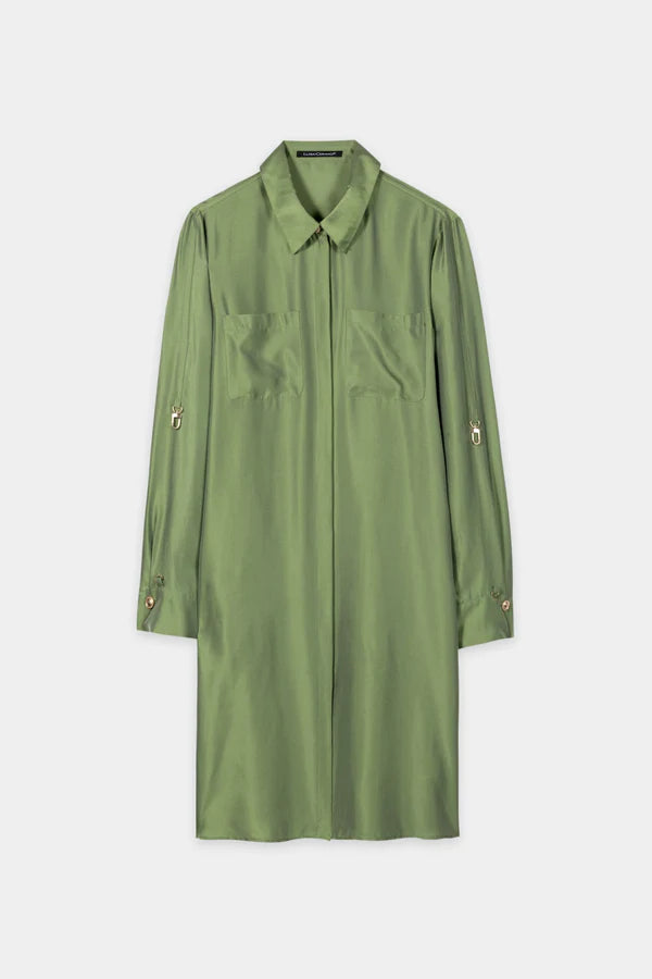 LUISA CERANO GREEN DRESS 738630 126