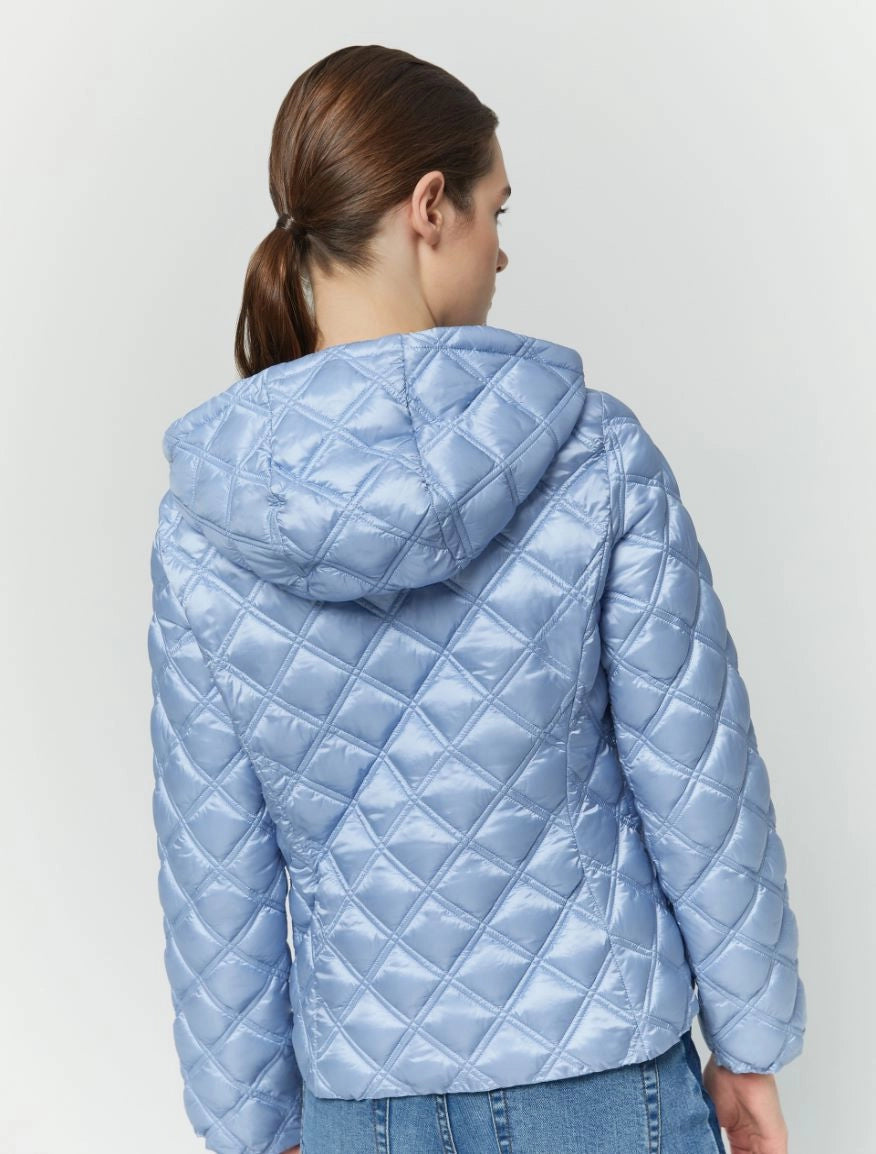 iBLUES ISTMO LIGHT BLUE QUILTED JACKET 125