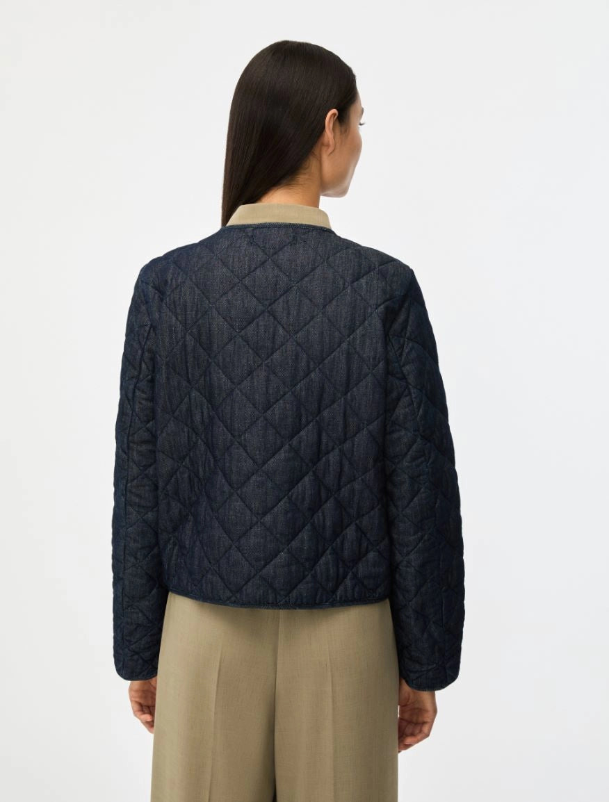 I BLUES BLUE QUILTED JACKET IBLBABA 126