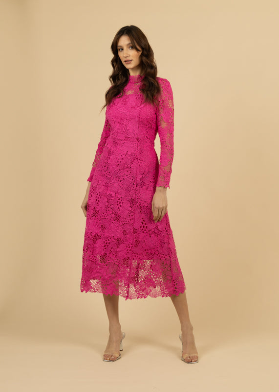 MACBEES FEE G LACE DRESS 826GN2 224