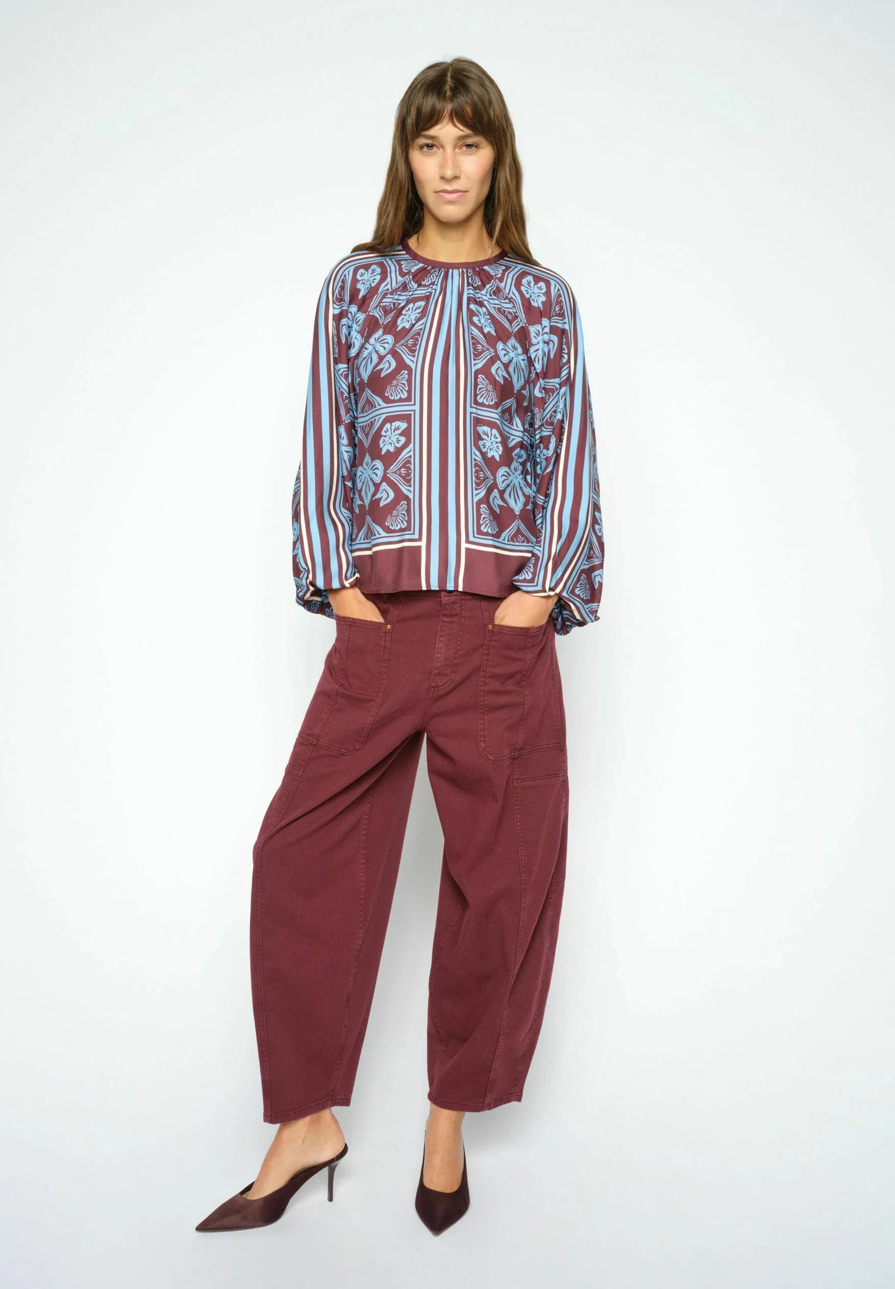 MOS MOSH MMROSY VIA PANT WINE 181290 226