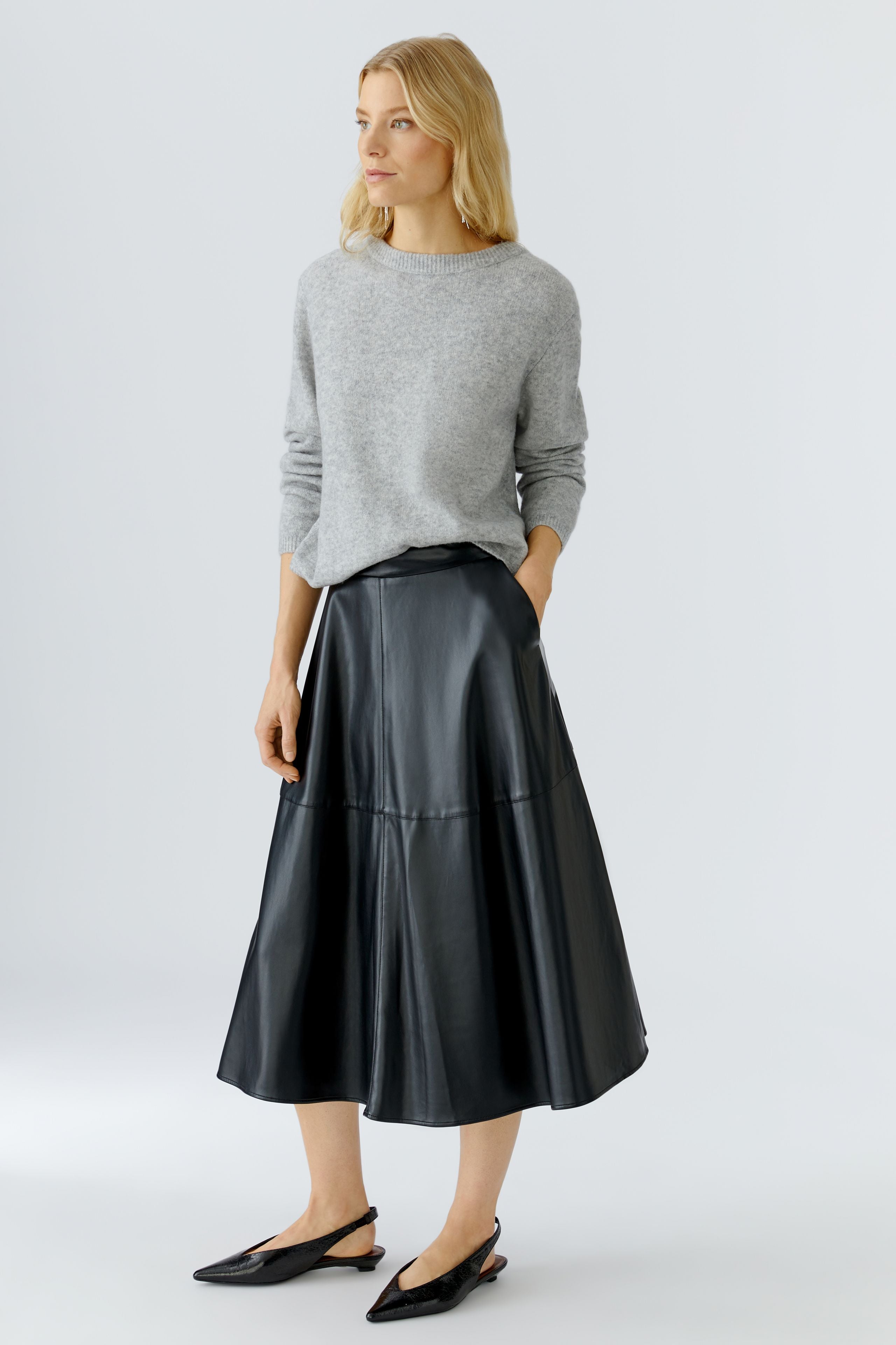 OUI BLACK SKIRT 87352 225