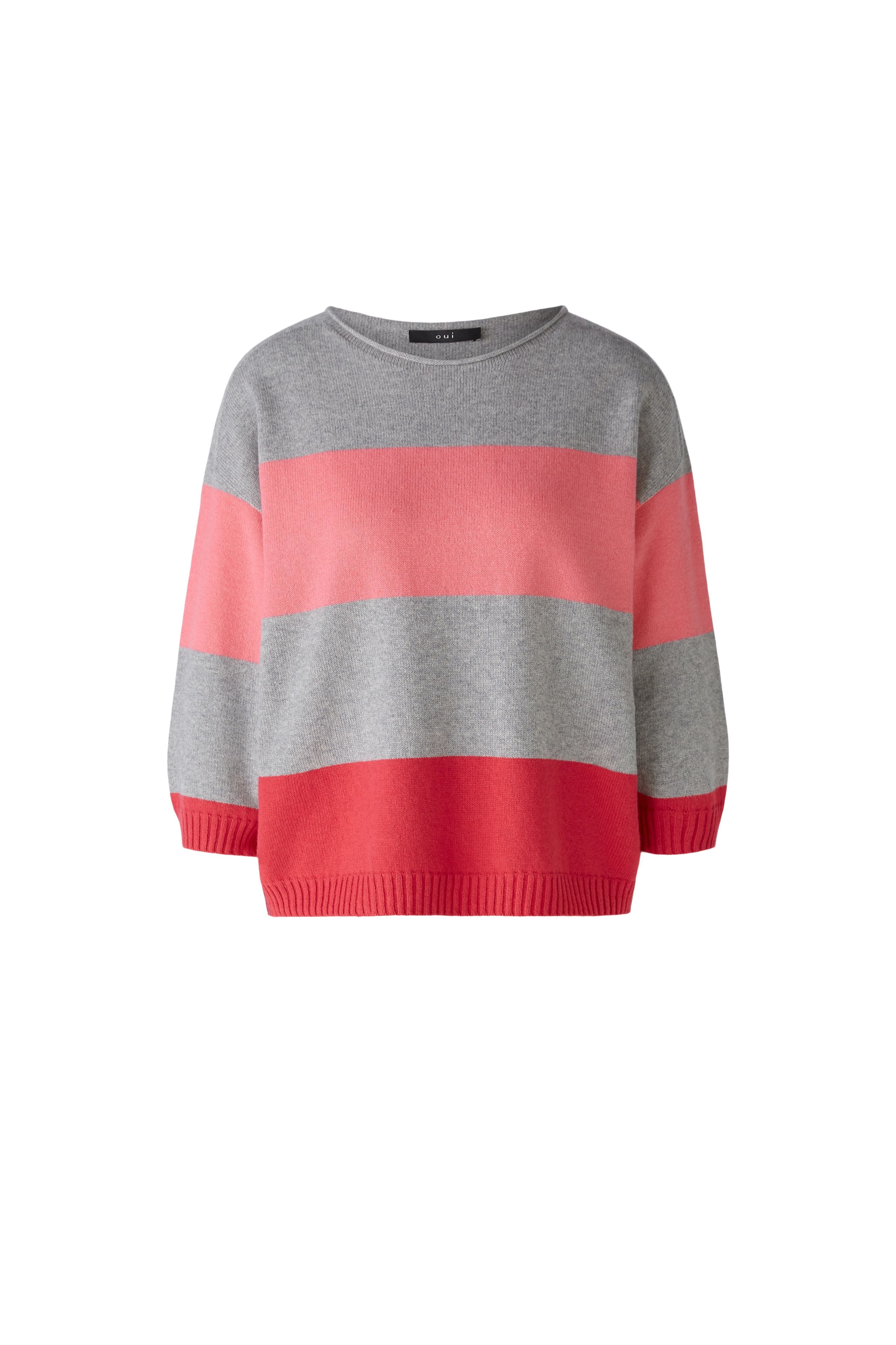 OUI PINK STRIPE JUMPER 89248 224