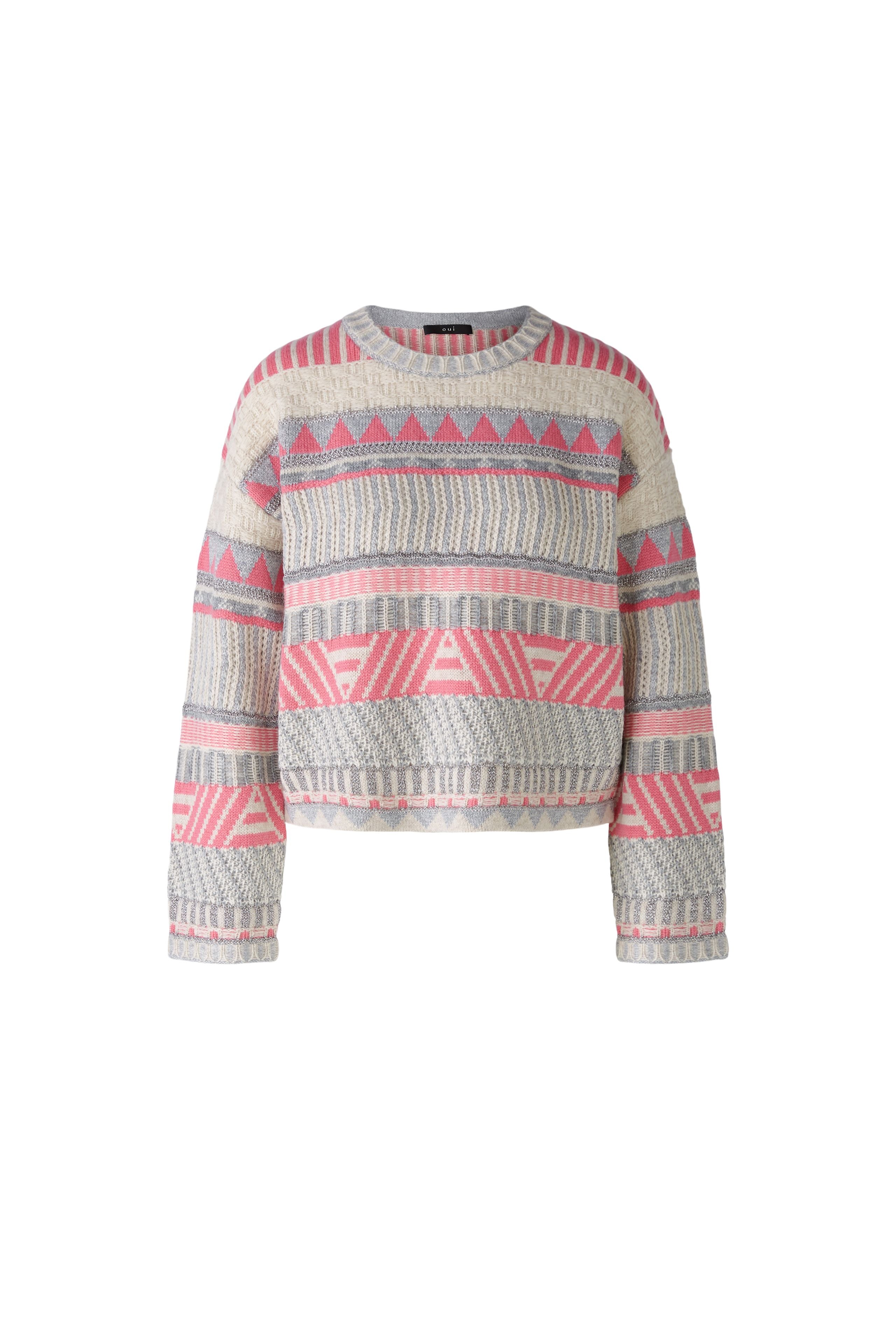 OUI PINK LUREX JUMPER 89590 224