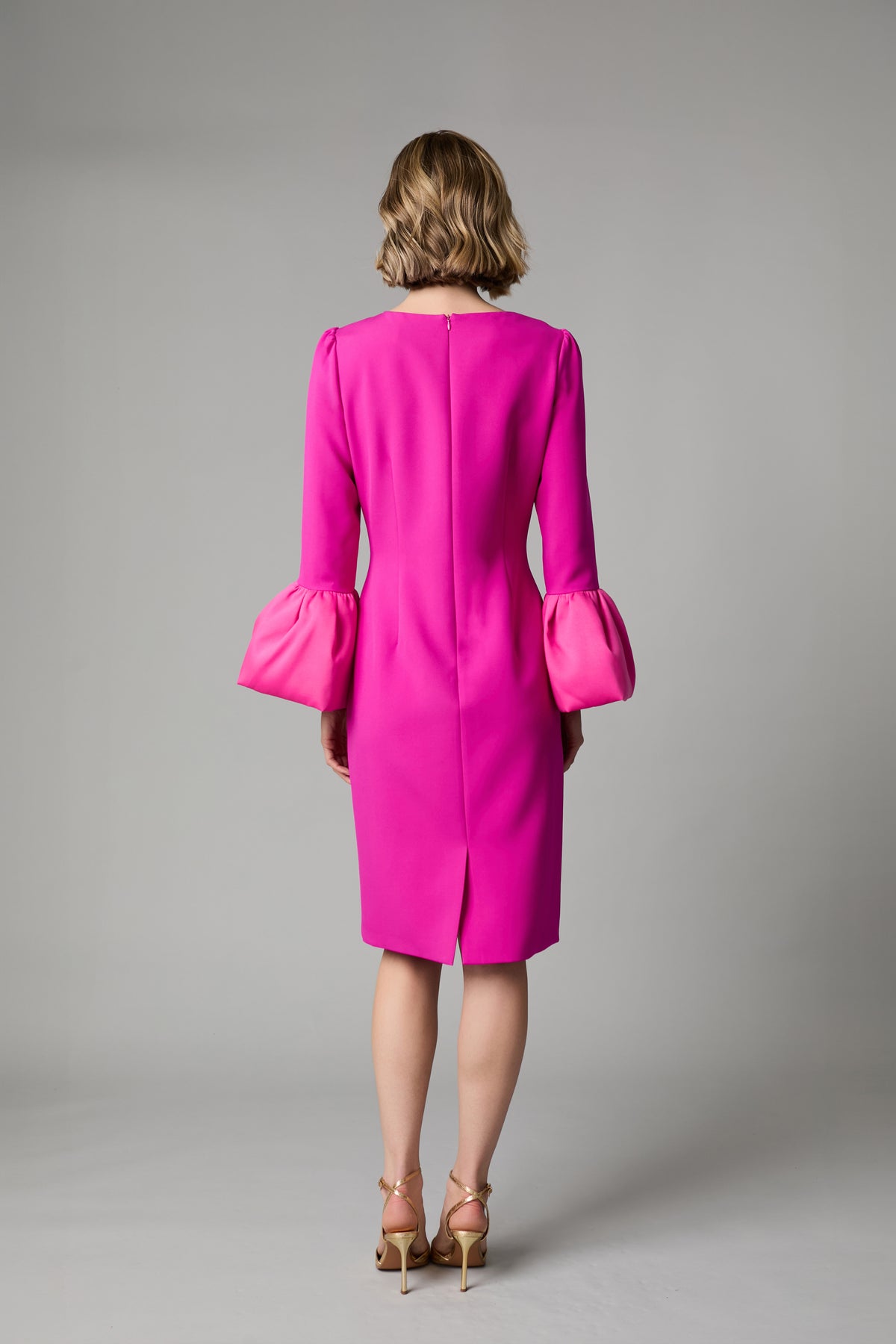 FEE G PINK JULIANNE DRESS TAFETTA SLEEVE 898B/106 226