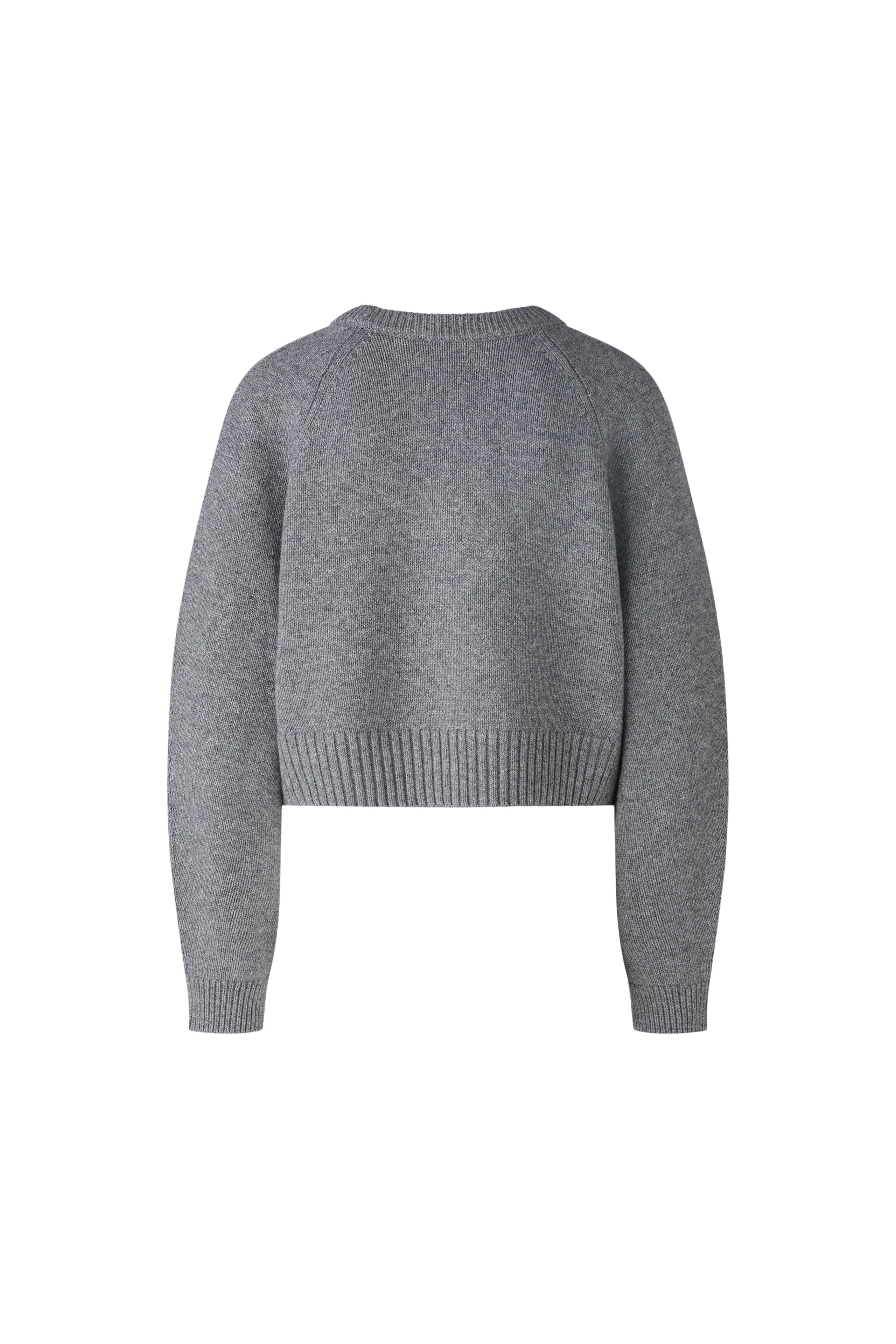 OUI GREY CROPPED JUMPER 89949 224