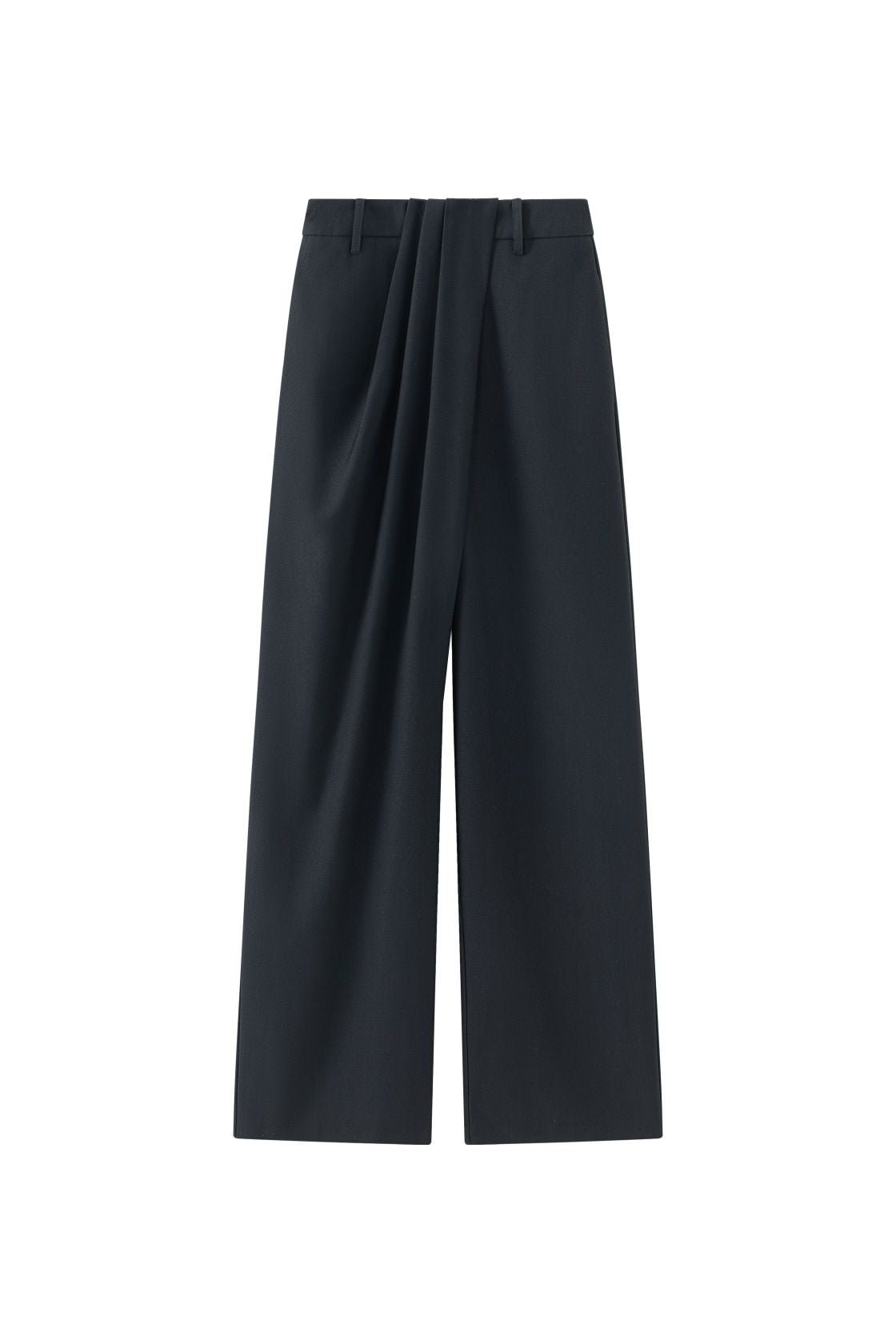 VIKTORIA CHAN PORTIA NAVY PLEATED TROUSERS 225