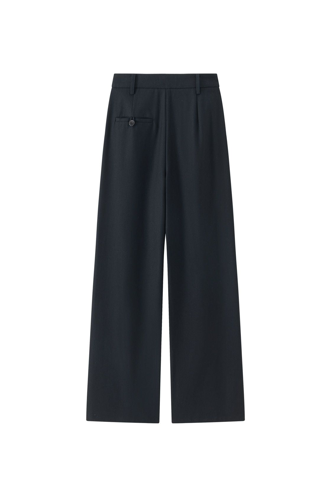 VIKTORIA CHAN PORTIA NAVY PLEATED TROUSERS 225