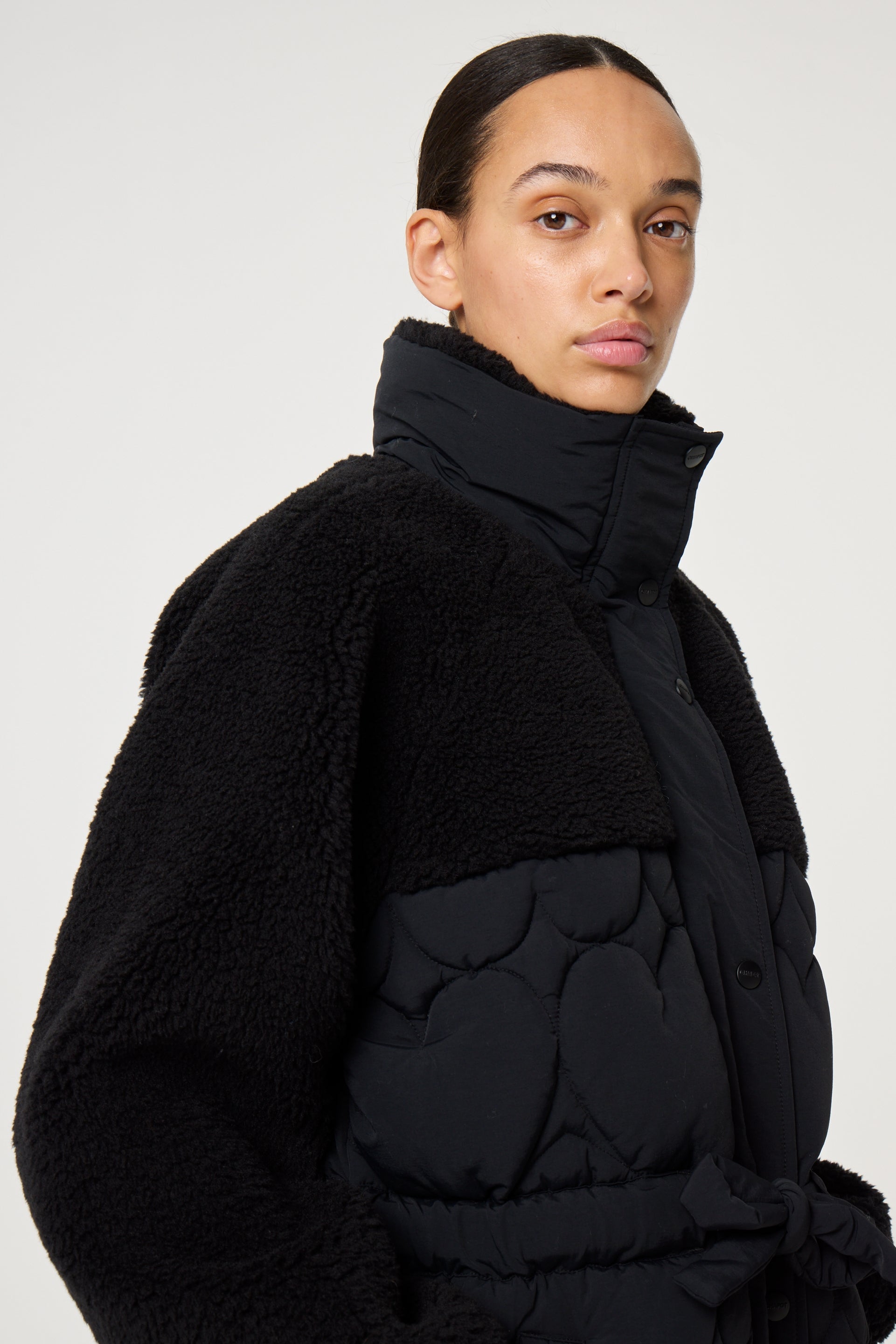 FABIENNE CHAPOT  BLACK UMA COAT 225
