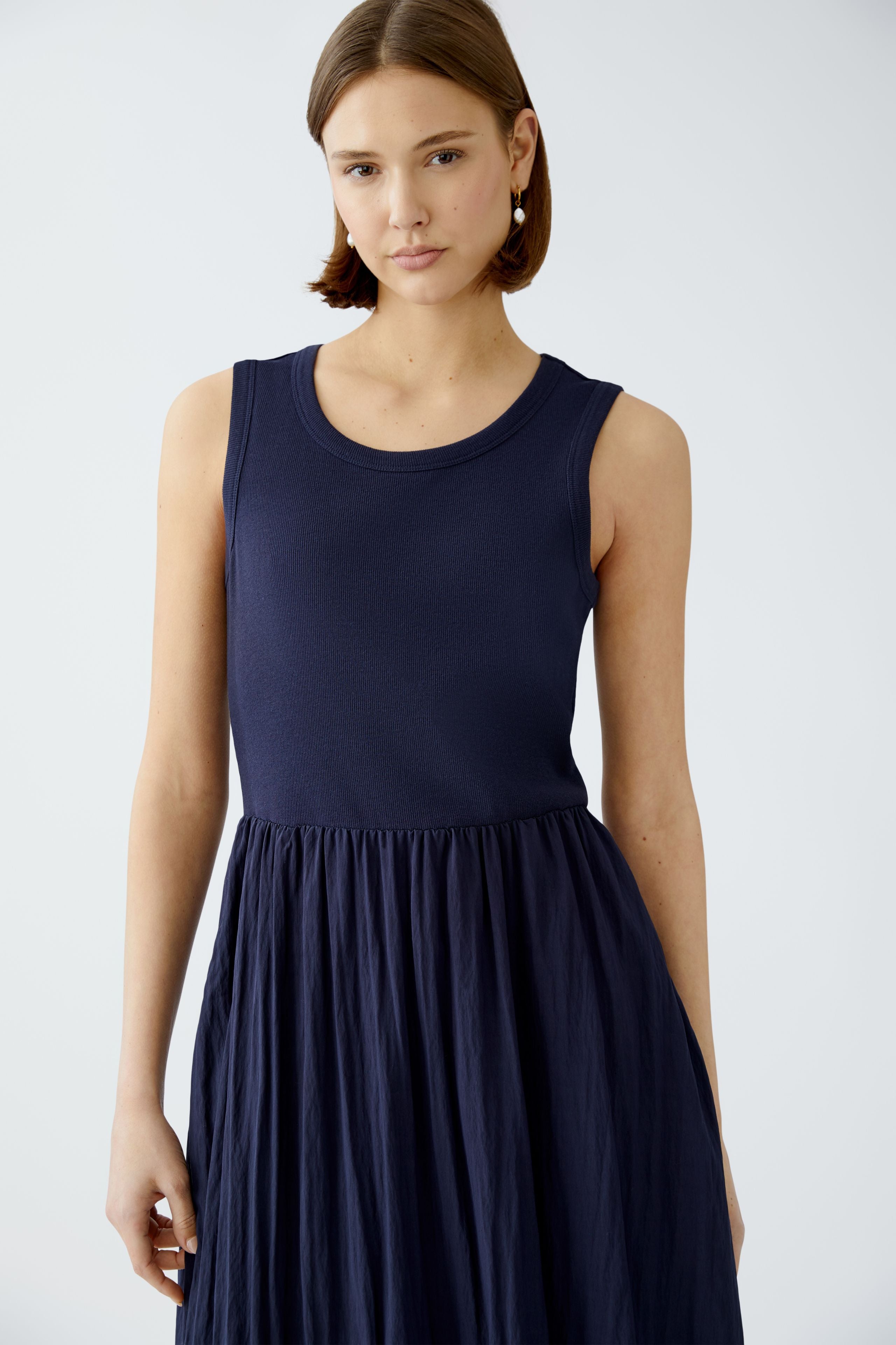 OUI BLUE COTTON DRESS 91814 125