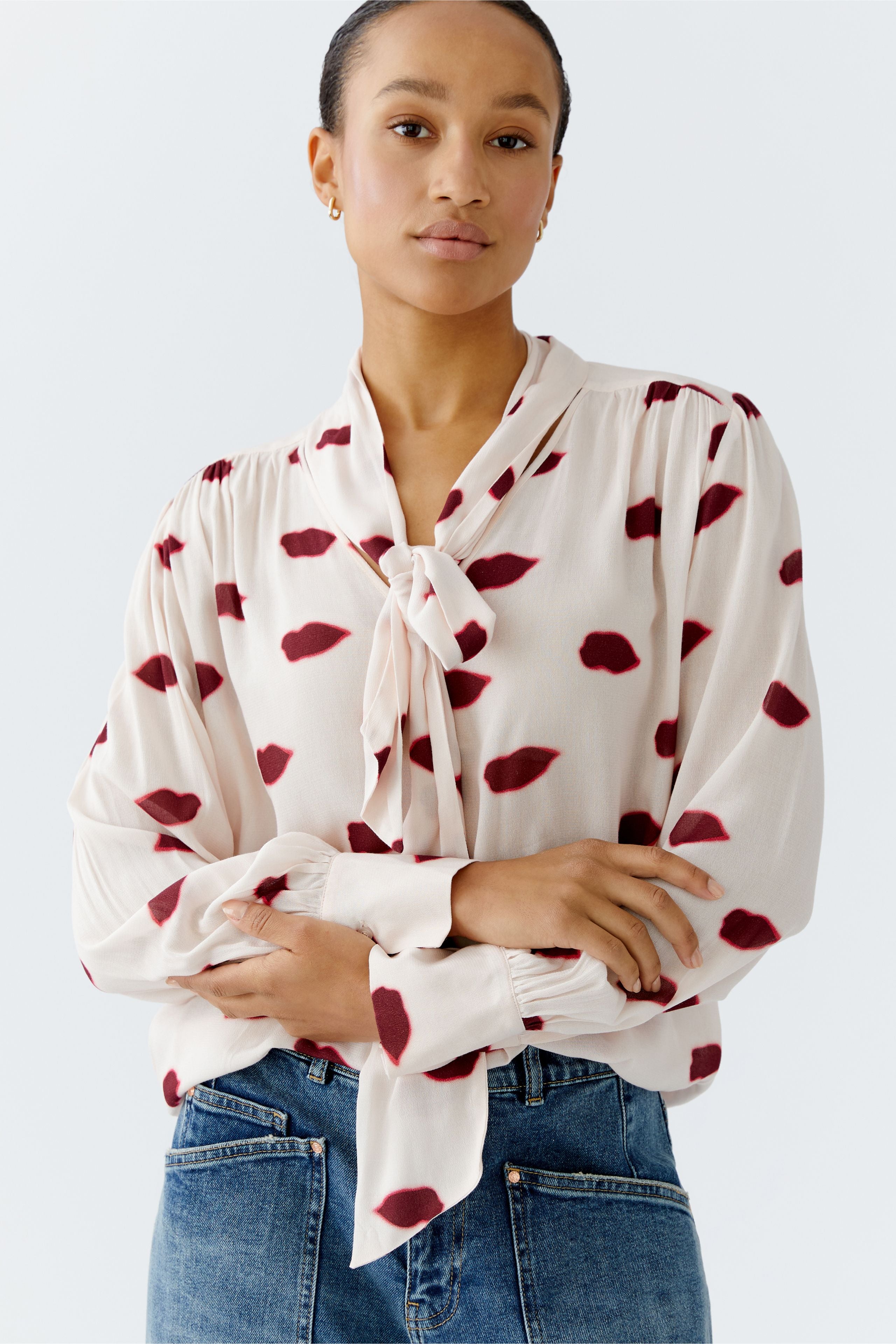 OUI RED BLOUSE 94578 225