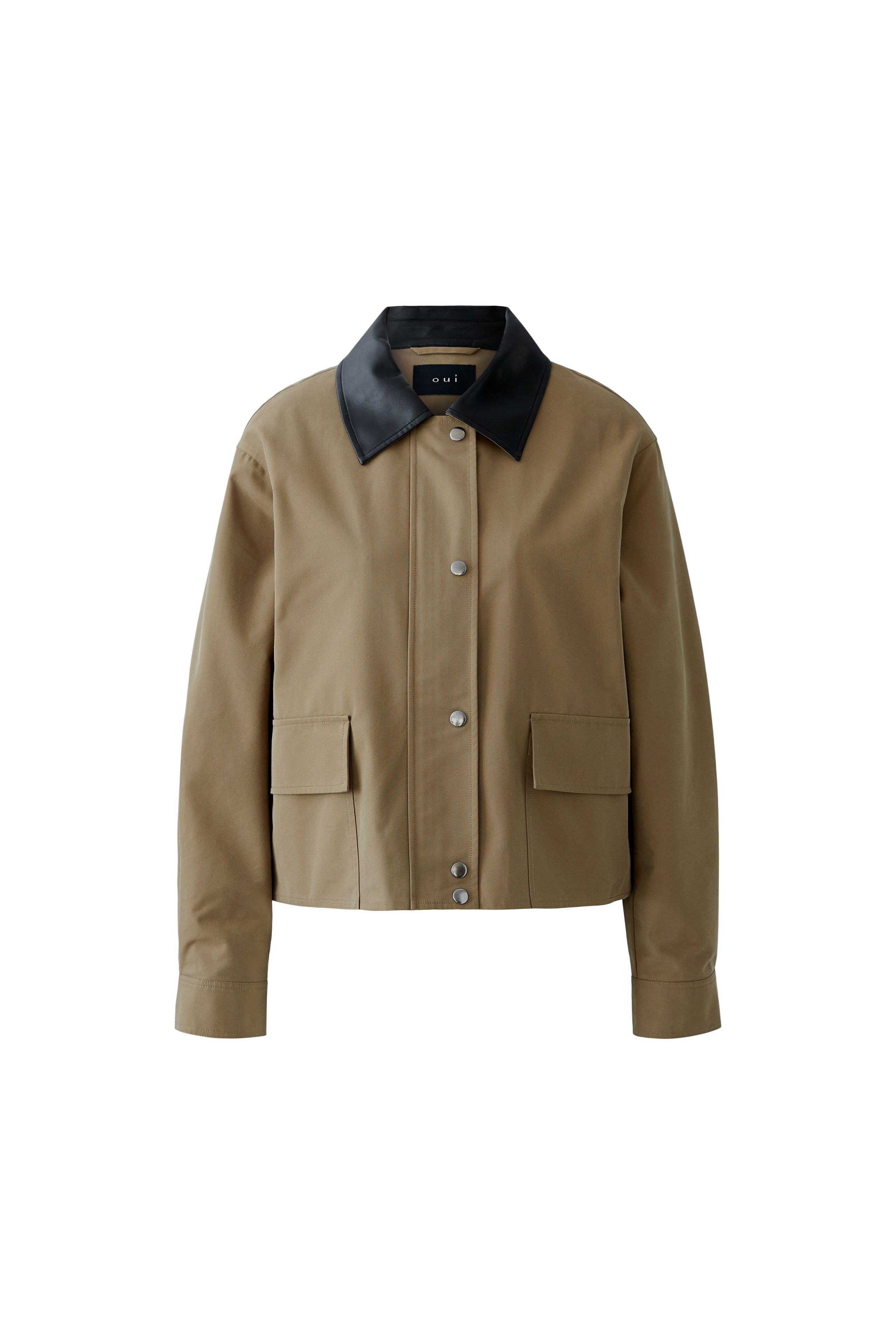 OUI KHAKI JACKET 94777 225