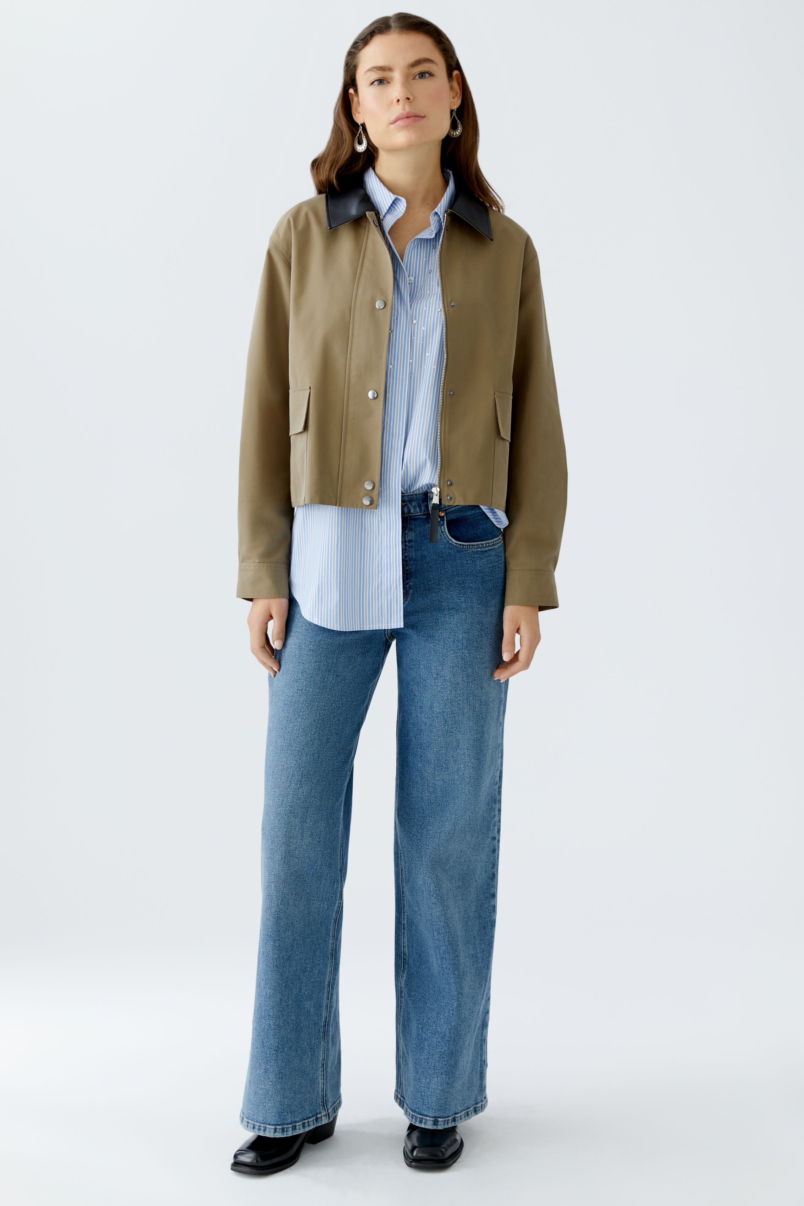 OUI KHAKI JACKET 94777 225