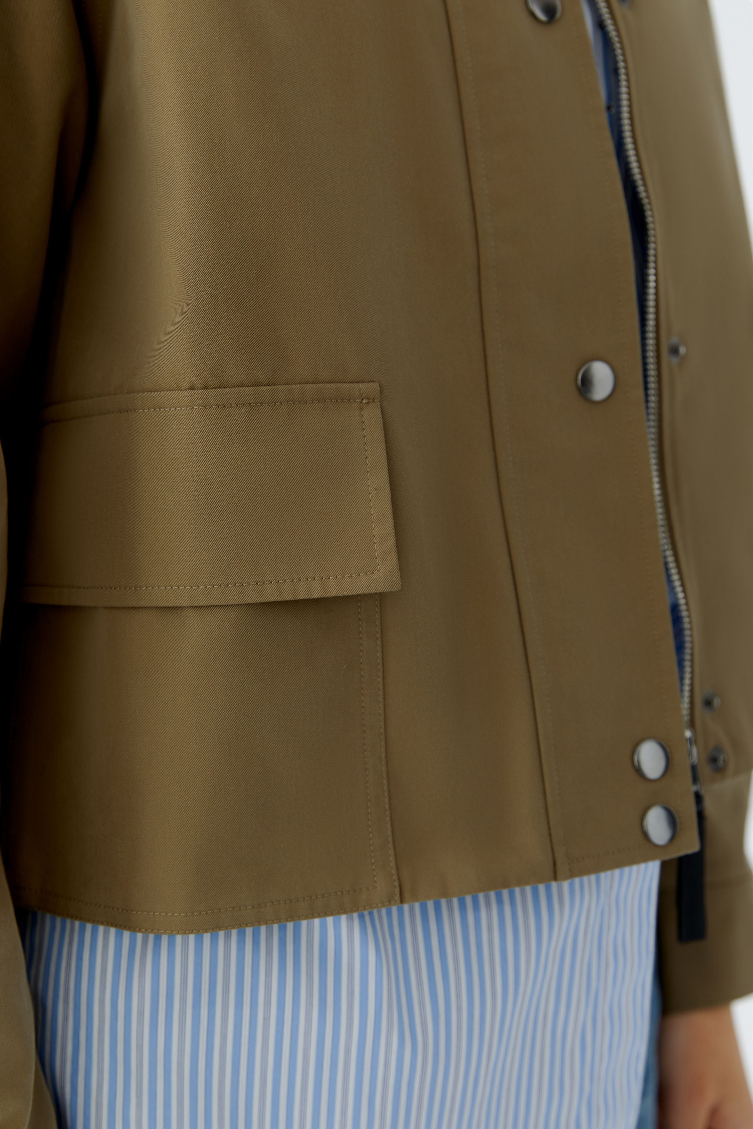 OUI KHAKI JACKET 94777 225