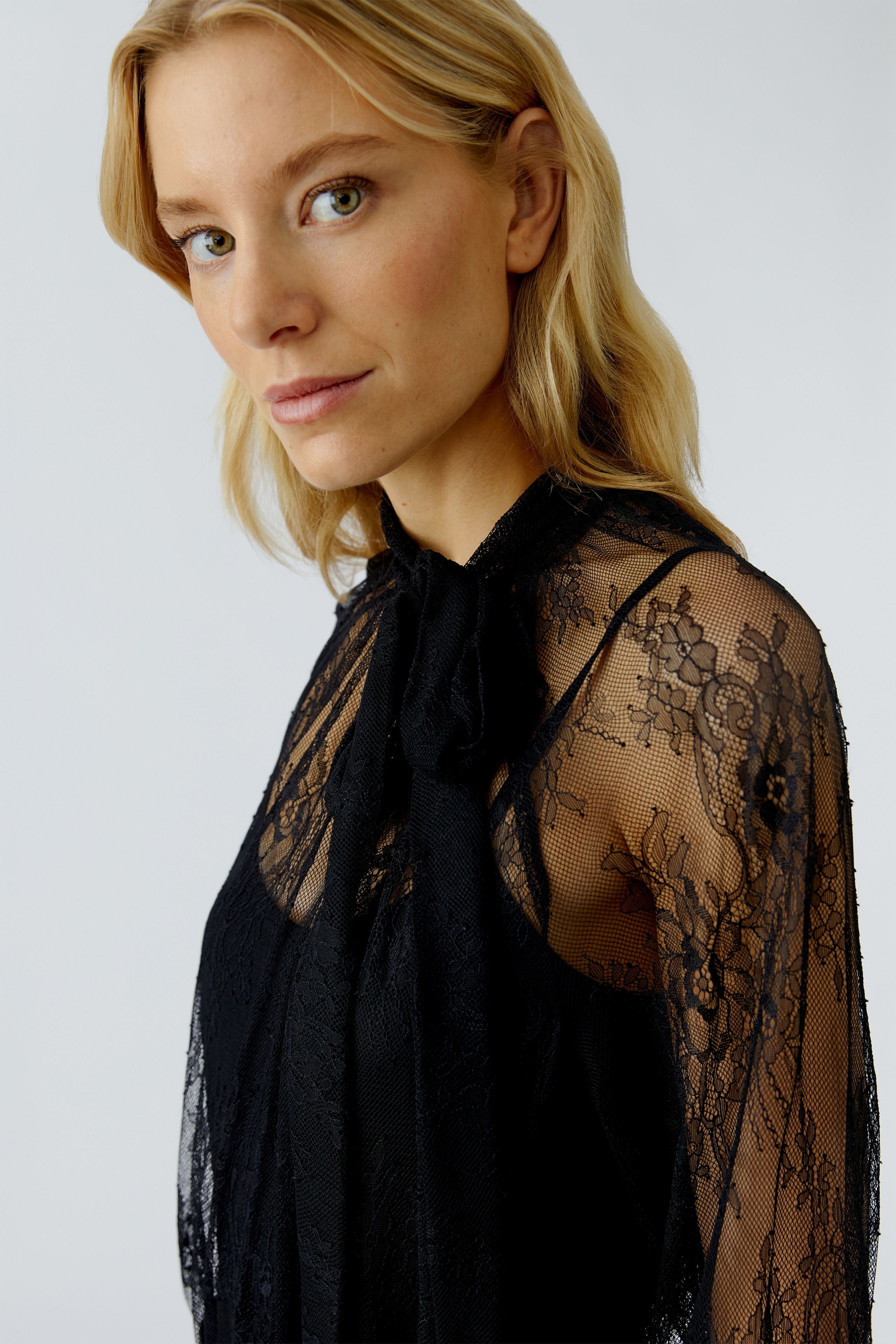 OUI BLACK BLOUSE 95006 225