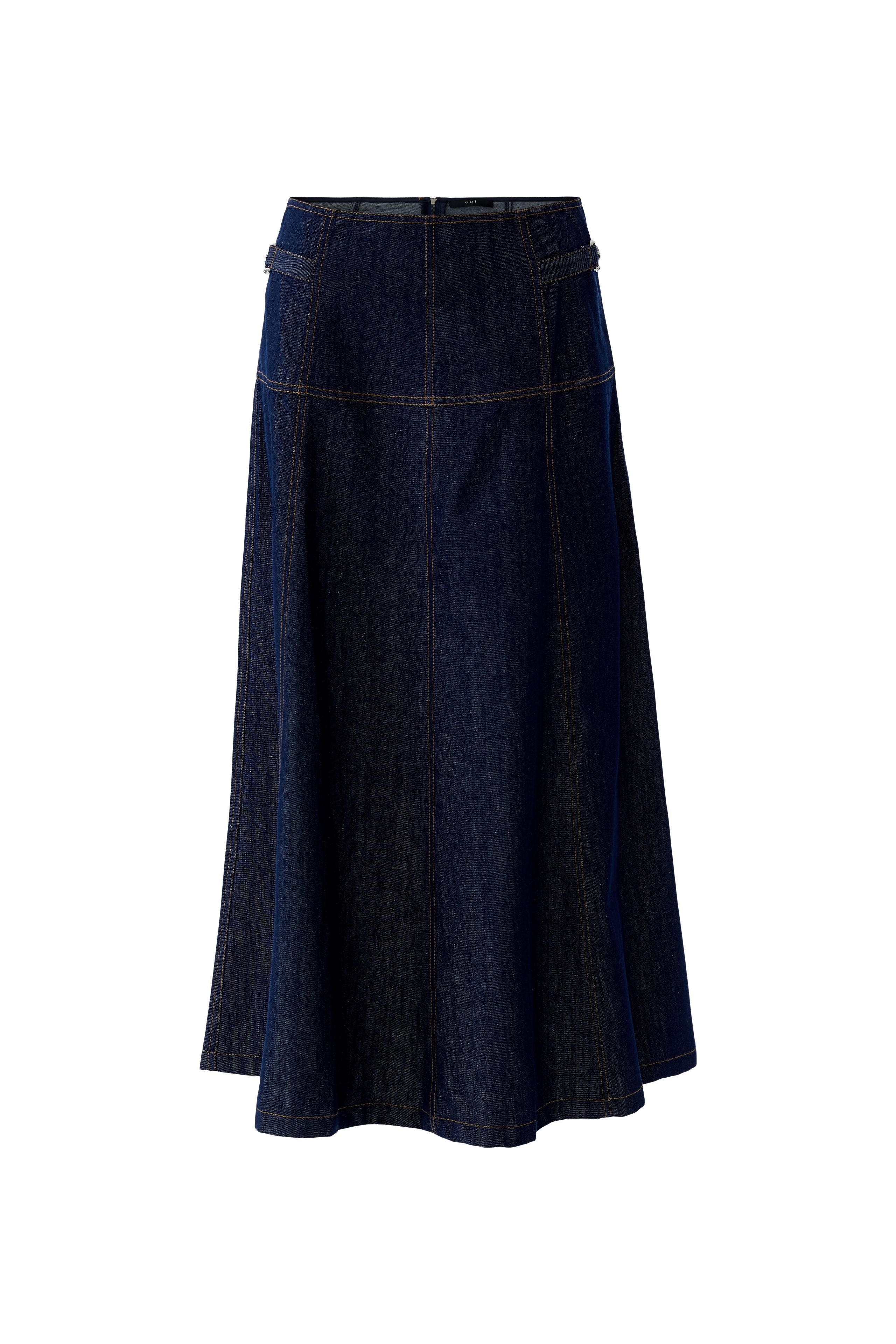 OUI DENIM A-LINE SKIRT 96654 126