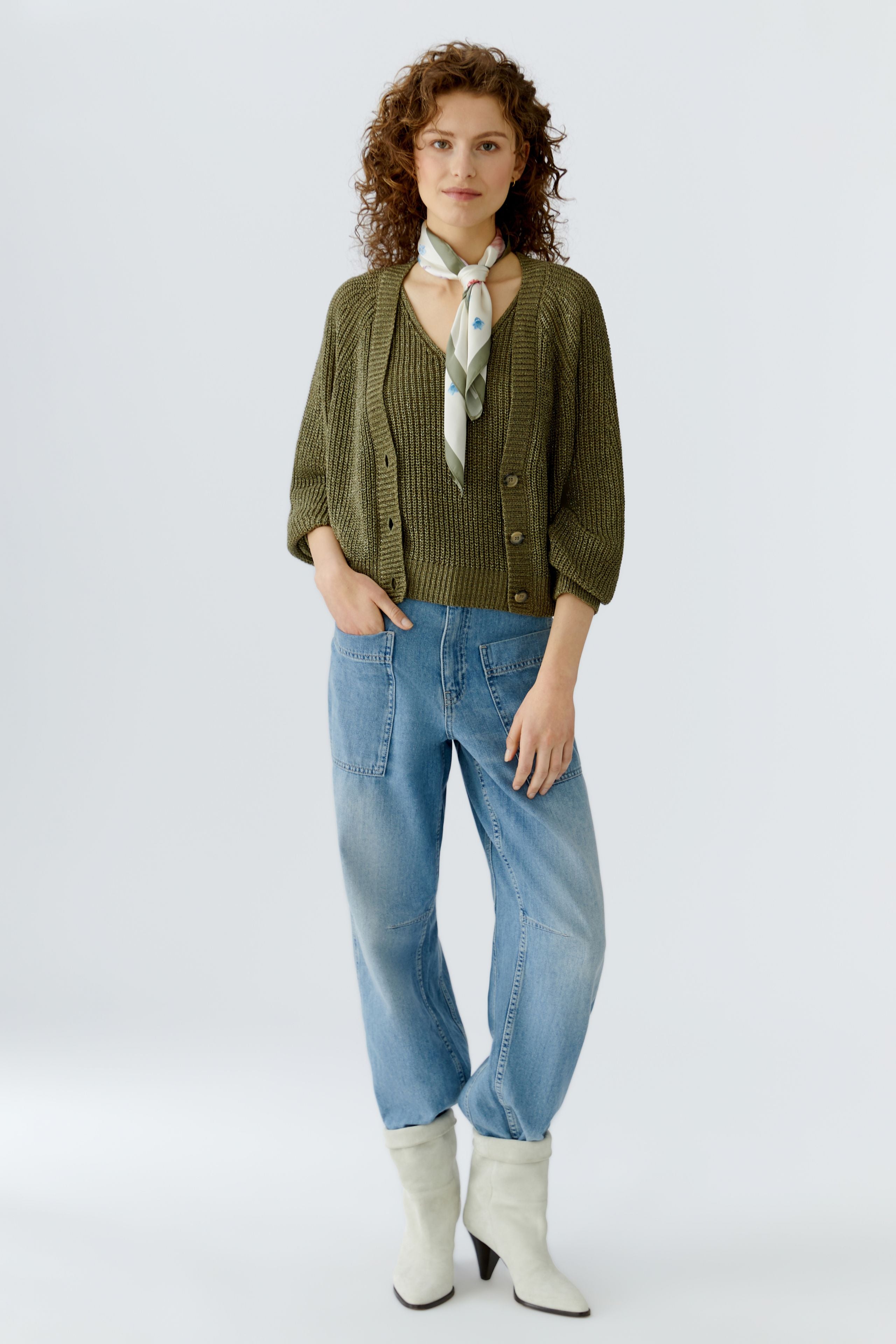 OUI KHAKI  SCARF 96804 126