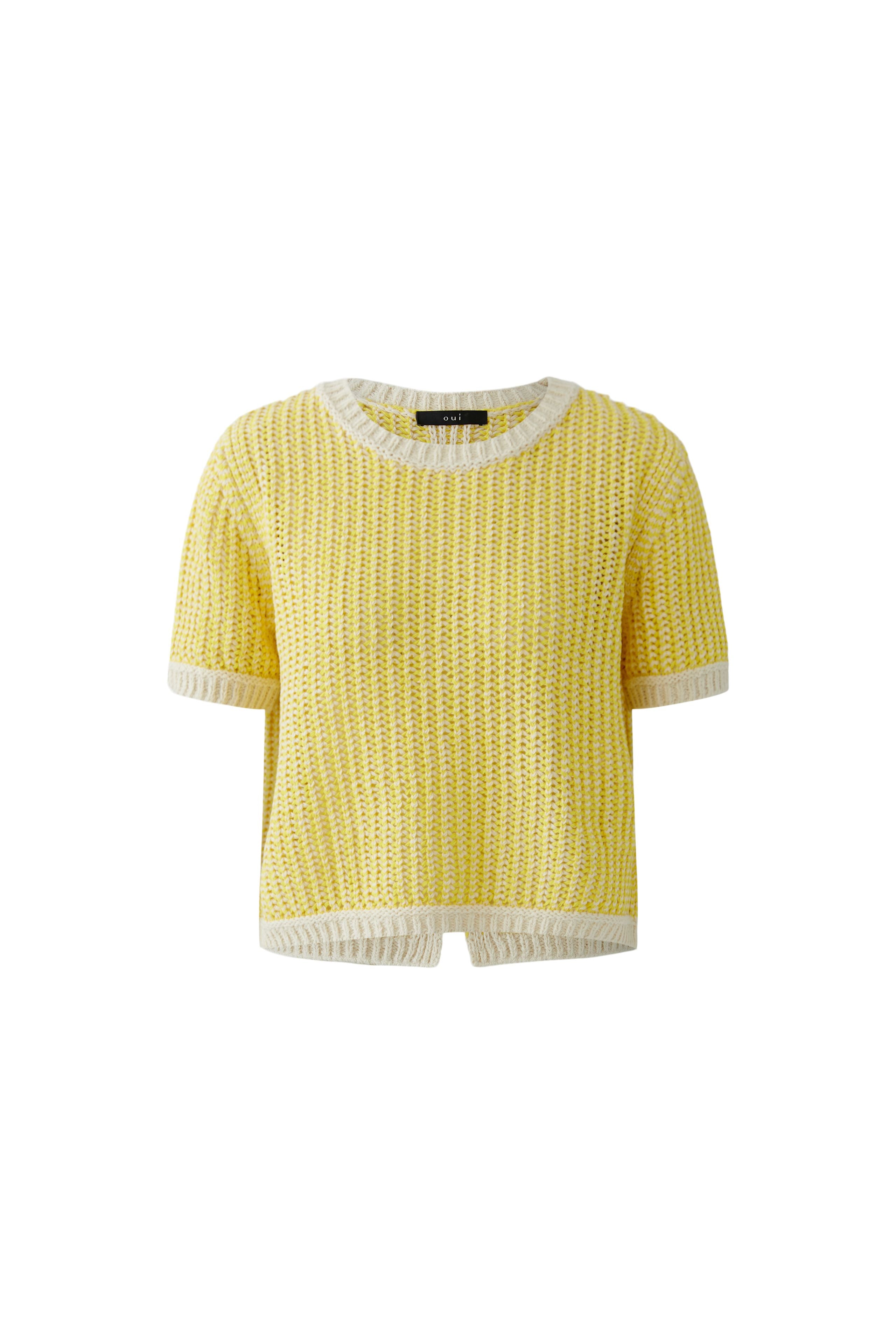 OUI YELLOW KNIT JUMPER 97263 126
