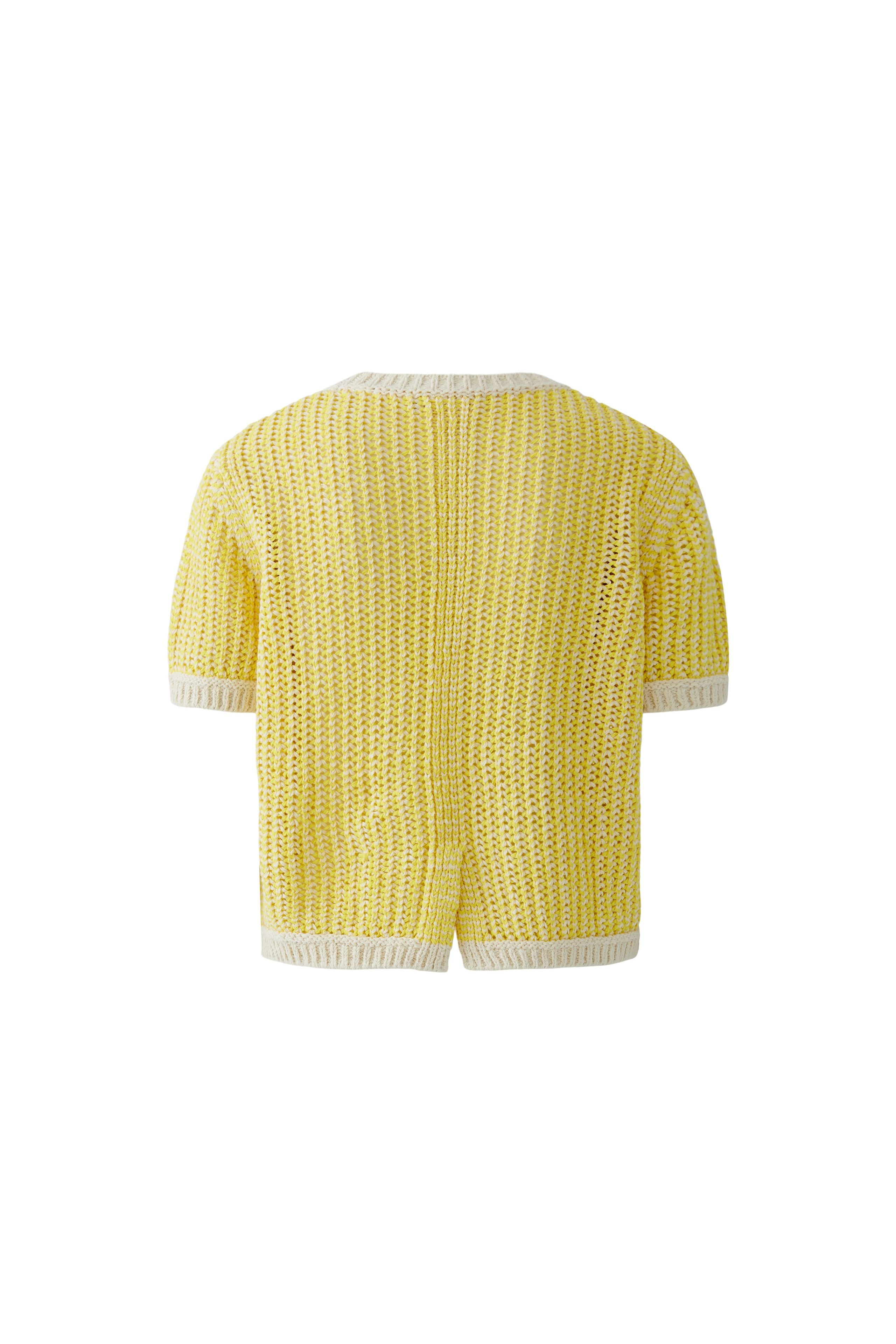 OUI YELLOW KNIT JUMPER 97263 126