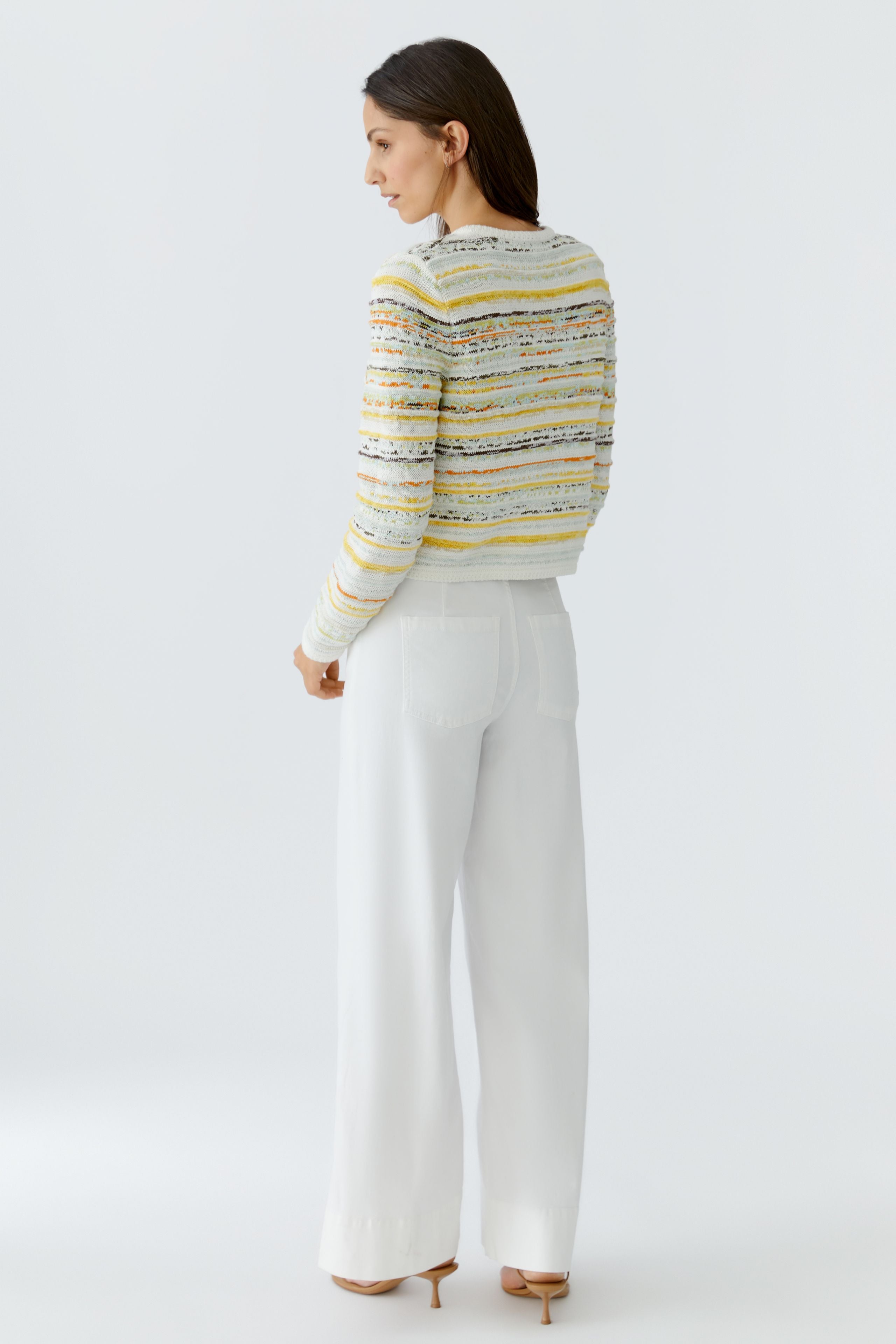 OUI YELLOW CARDIGAN 97327 126