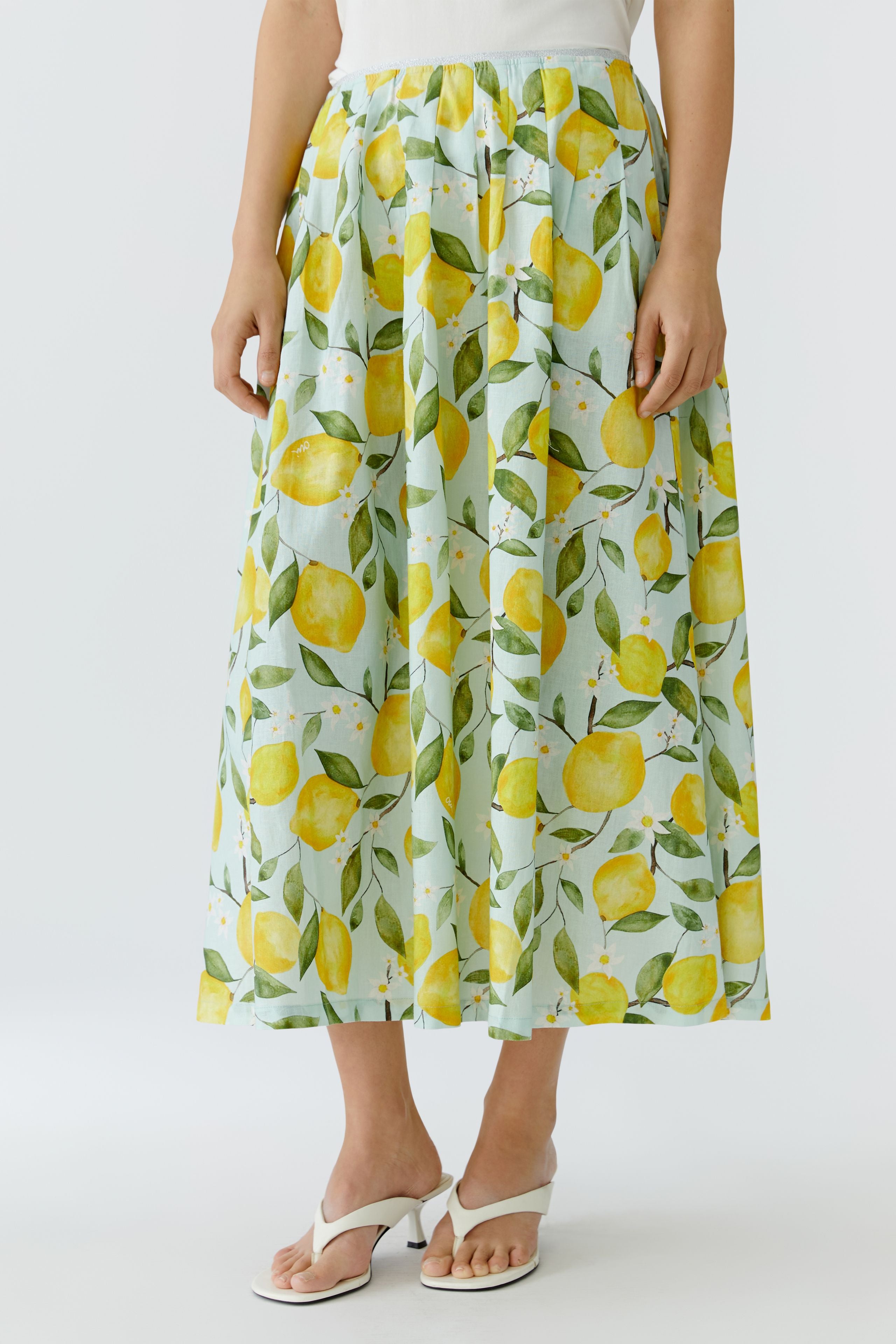 OUI YELLOW MAXI SKIRT 97357 126