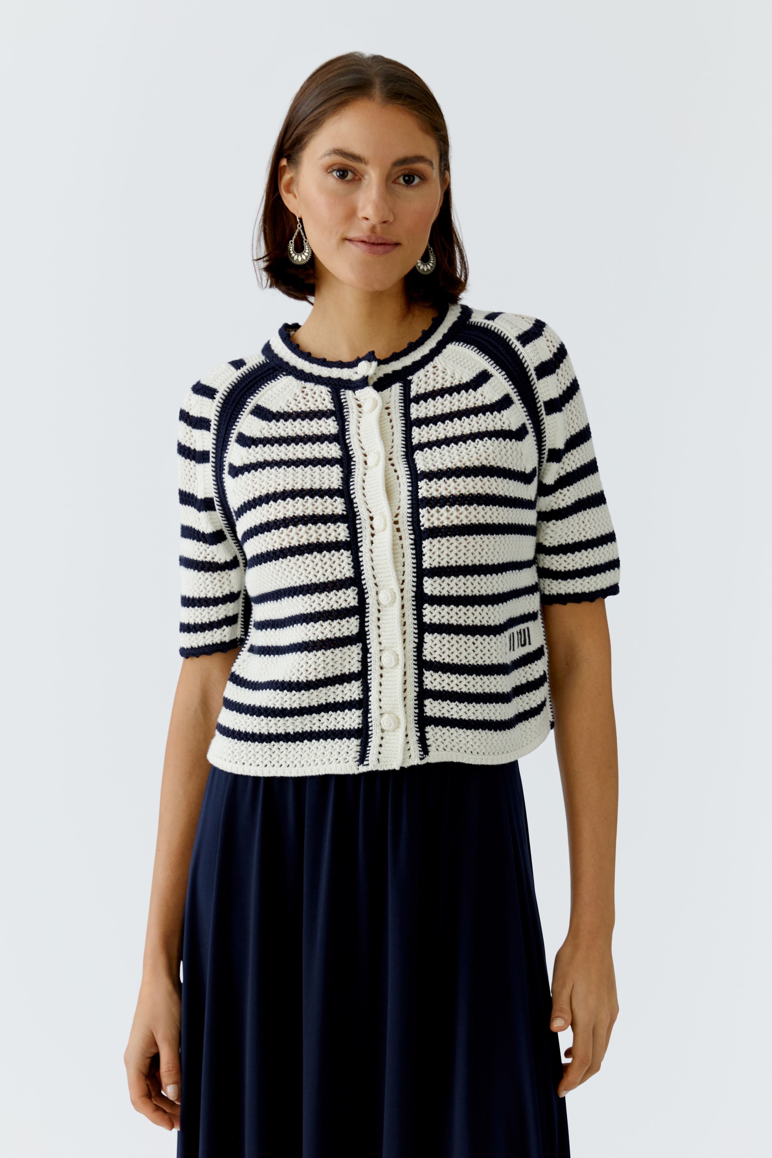 OUI WHITE CARDIGAN 97489 126