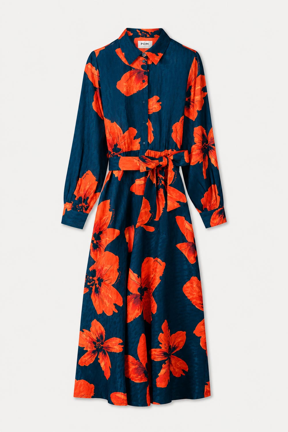 POM NAVY FLORAL PRINT DRESS 9803 226
