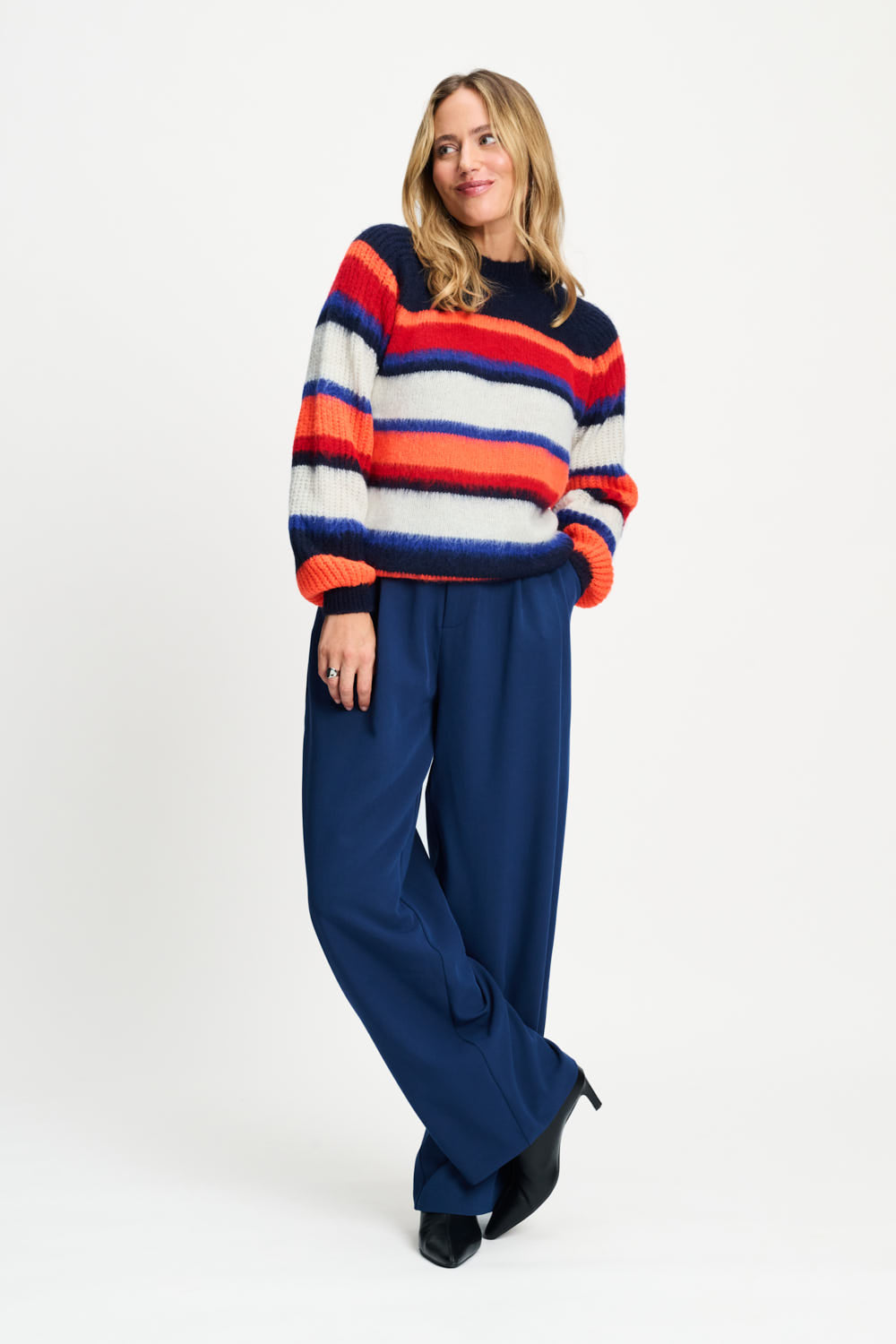 POM NAVY STRIPE KNIT 9816 226