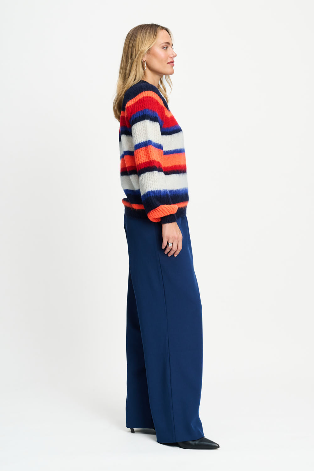 POM NAVY STRIPE KNIT 9816 226