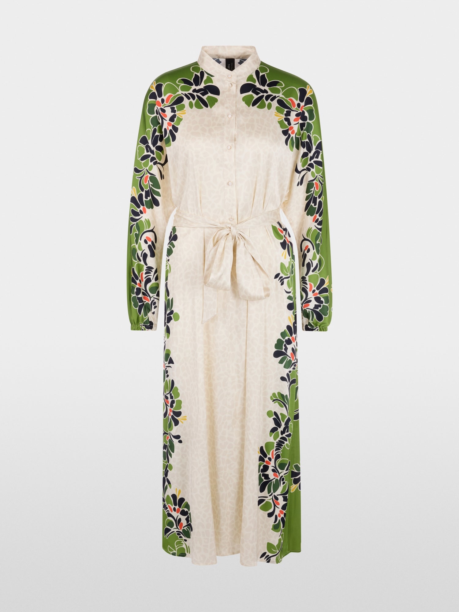 MARCCAIN GREEN PRINT BUTTON DOWN DRESS AC2146W42 126