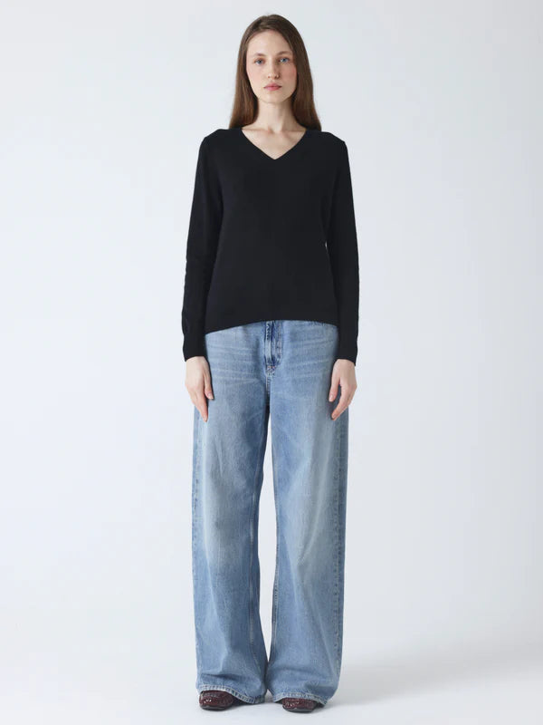 ABSOLUT CASHMERE AMANDA BLACK KNIT ACF202390C 225