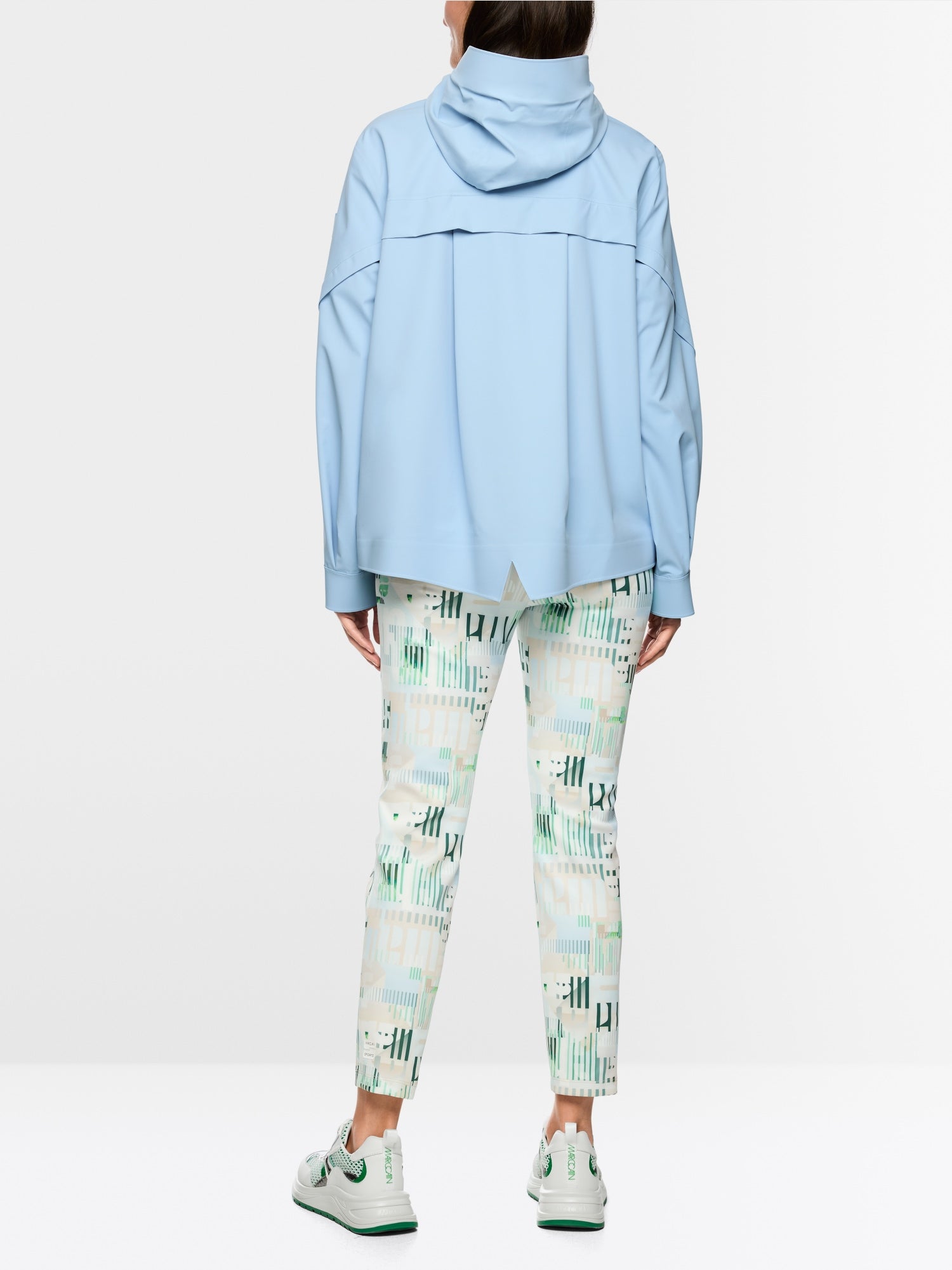 MARCCAIN BLUE ZIP UP OUTERWEAR JACKET AS1206W25 126 126