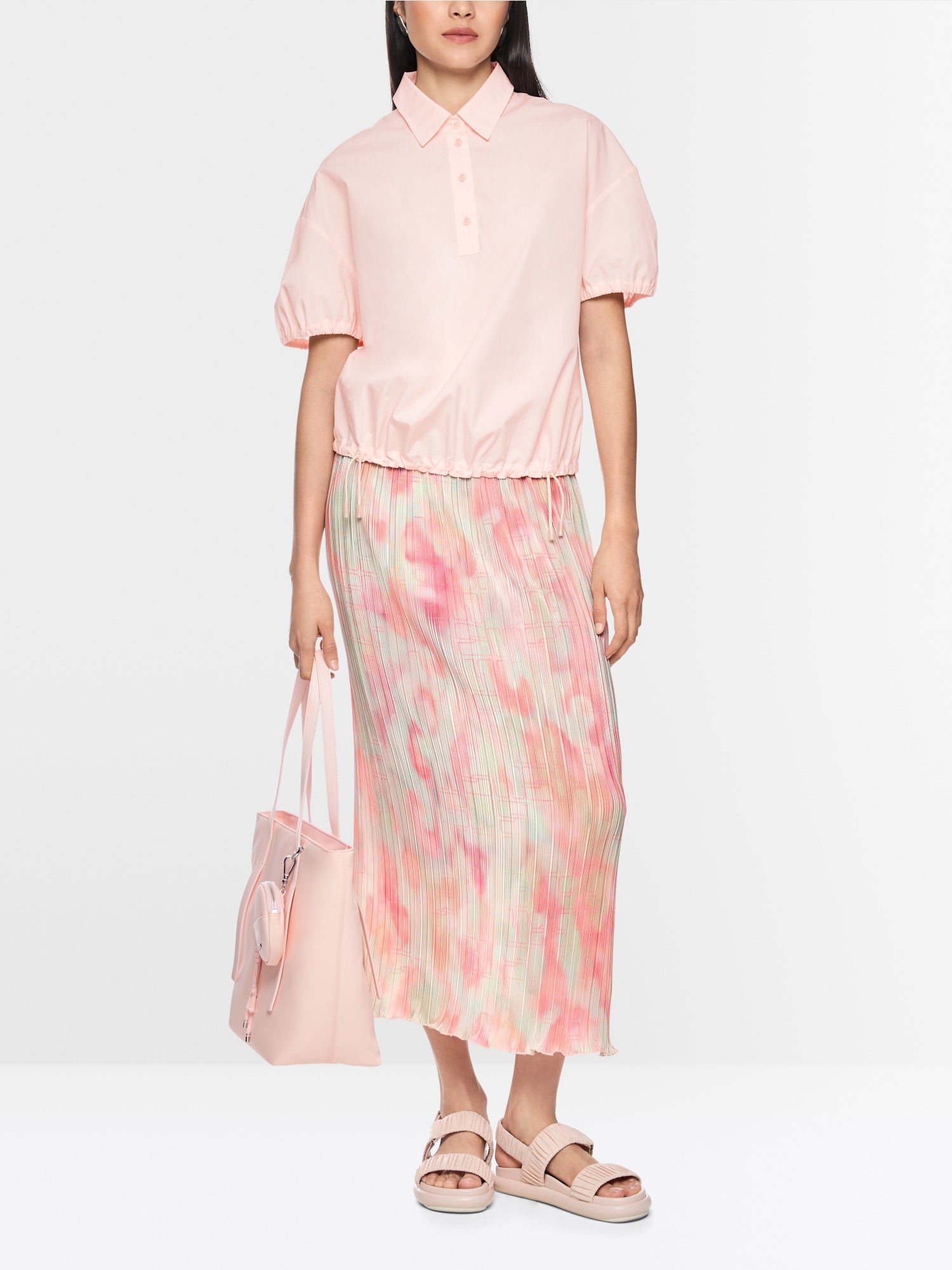 MARCCAIN PEACH SHOET SLEEVE SHIRT AS5121W80 126