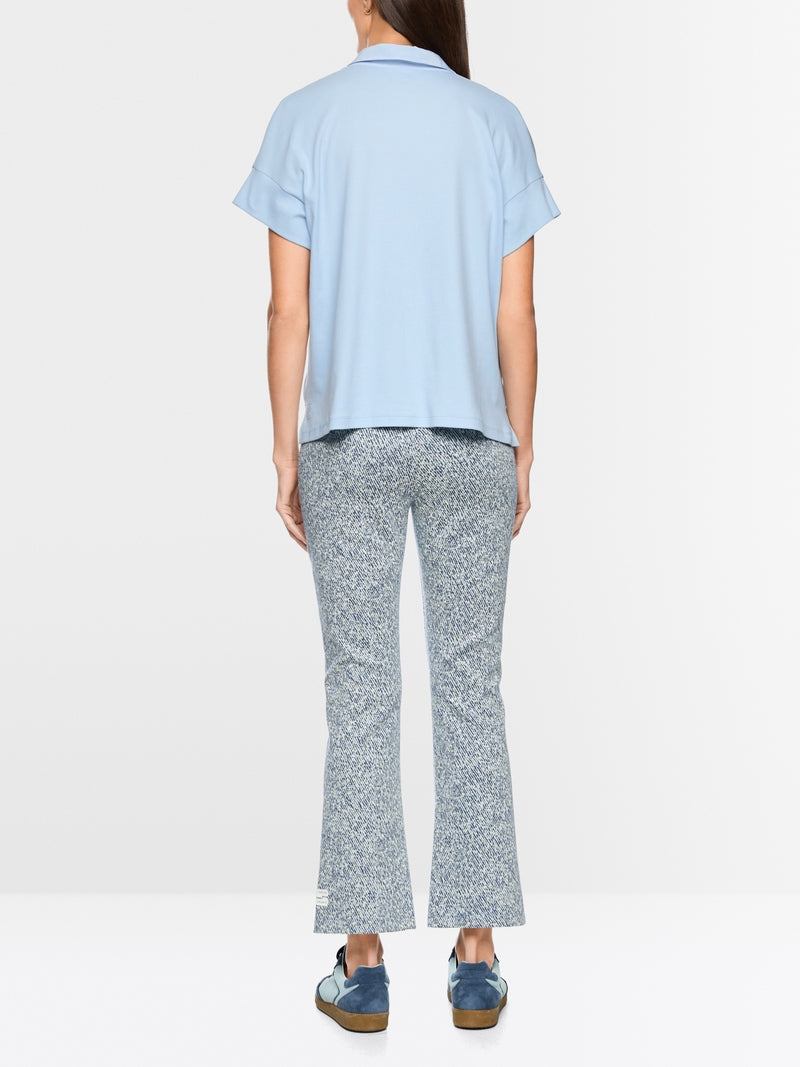 MARCCAIN BLUE SHORT SLEEVE TOP AS5506J67 126