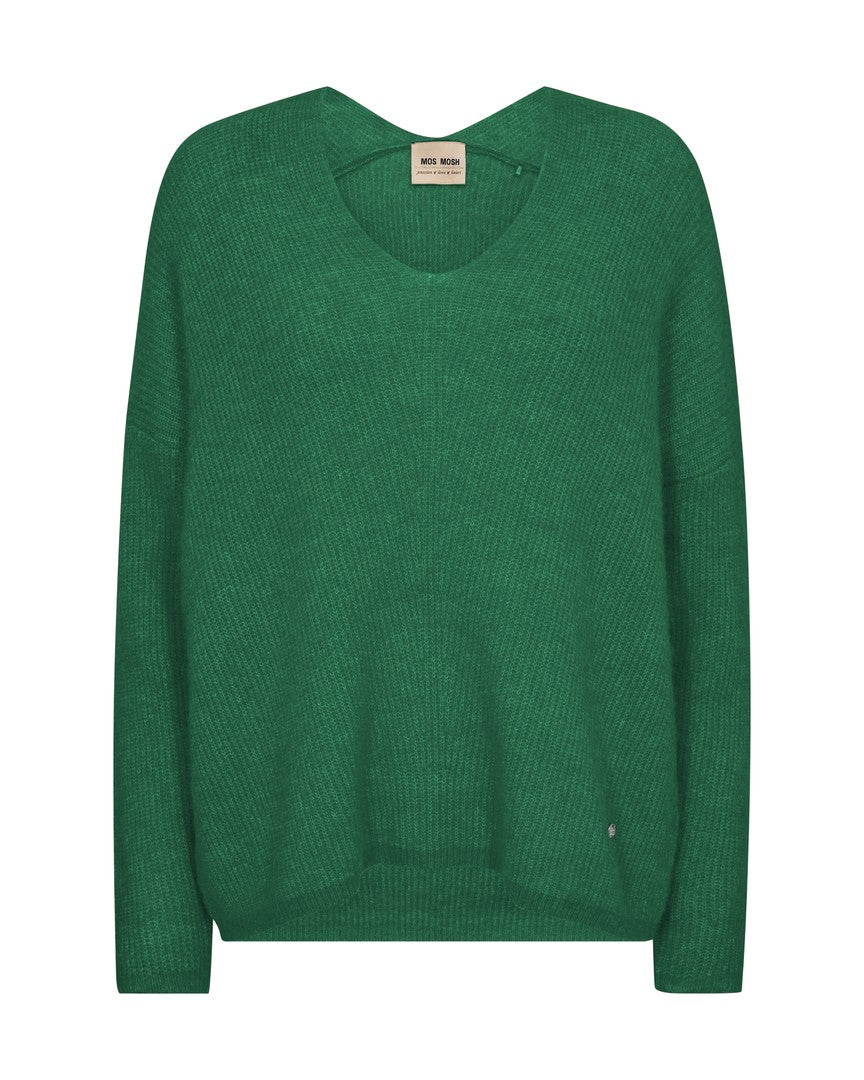 MOS MOSH GREEN MMTHORA V-NECK KNIT 153900 225