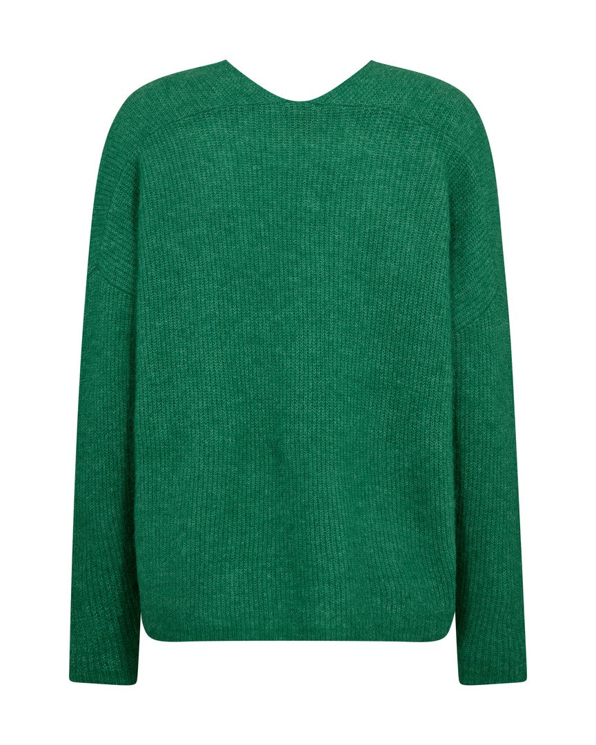 MOS MOSH GREEN MMTHORA V-NECK KNIT 153900 225