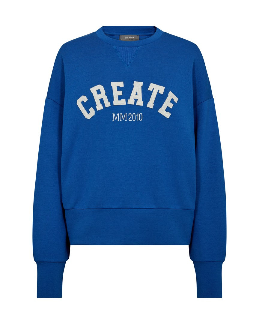 MOS MOSH BLUE MMCELLI O-LS SWEATSHIRT 168550 225