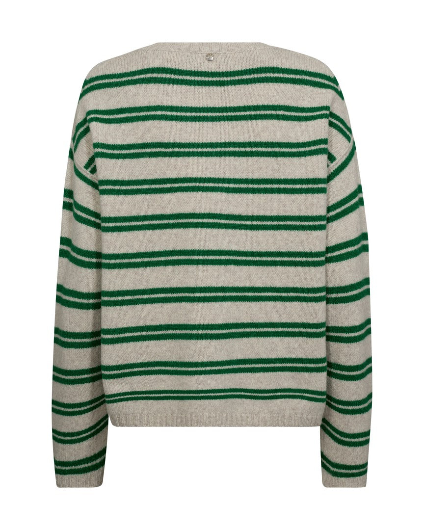 MOS MOSH GREEN MMKHAI TWO STRIPE KNIT 173210 225