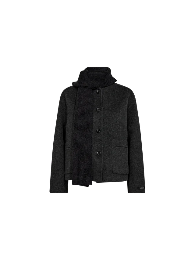 MOS MOSH GREY MMMARIA LOISA WOOL JACKET 173960 225