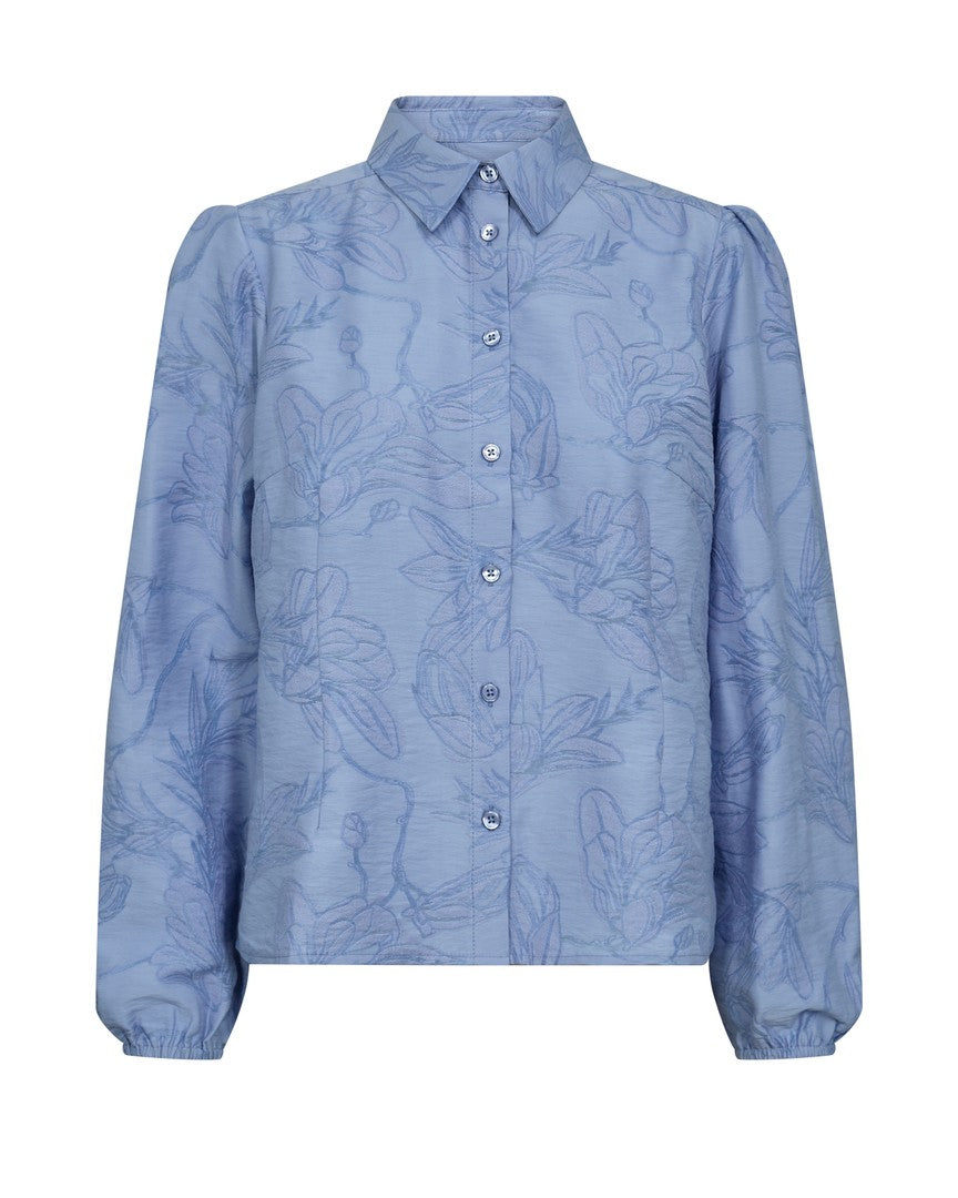 MOS MOSH BLUE MMRAYL TUL SHIRT 174880 225