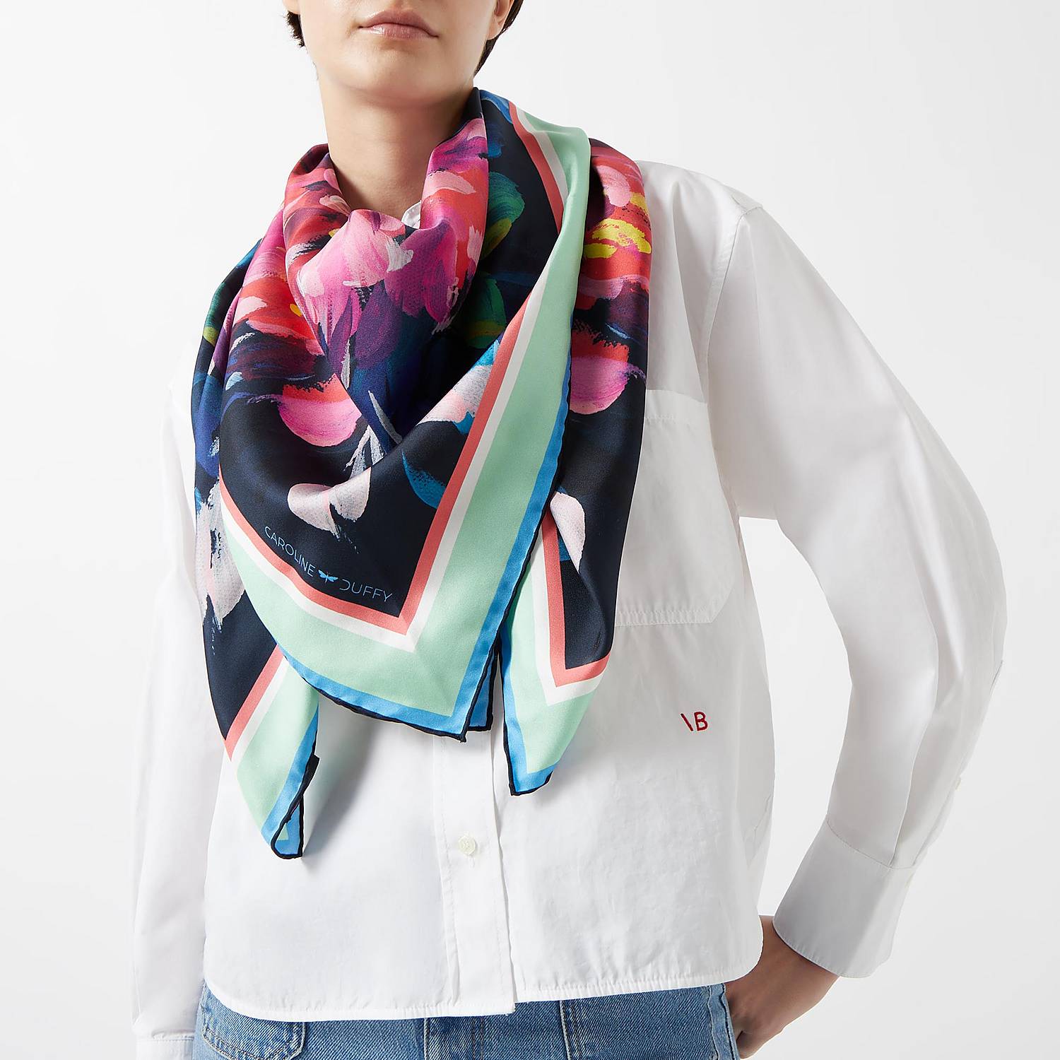 CAROLINE DUFFY DESIGNS  I AM ABUNDANCE SCARF 225