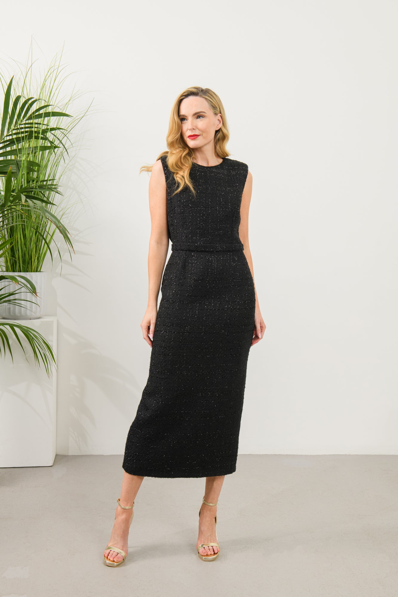 CAROLINE KILKENNY AVA BOUCLE DRESS 224