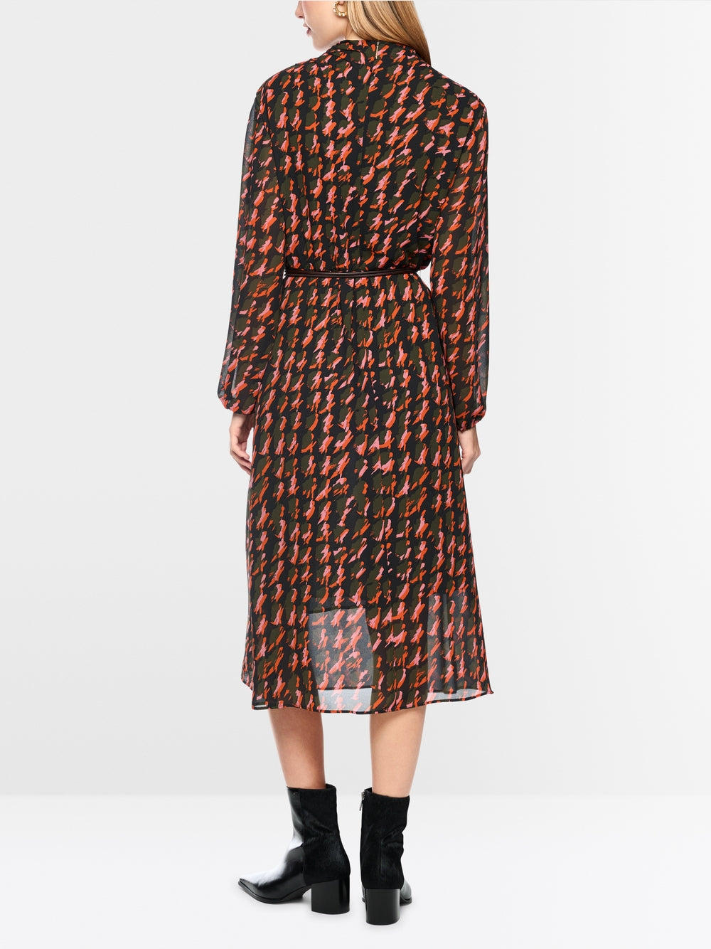 MARCCAIN CORAL COWL NECK DRESS BC2118W20 484 226