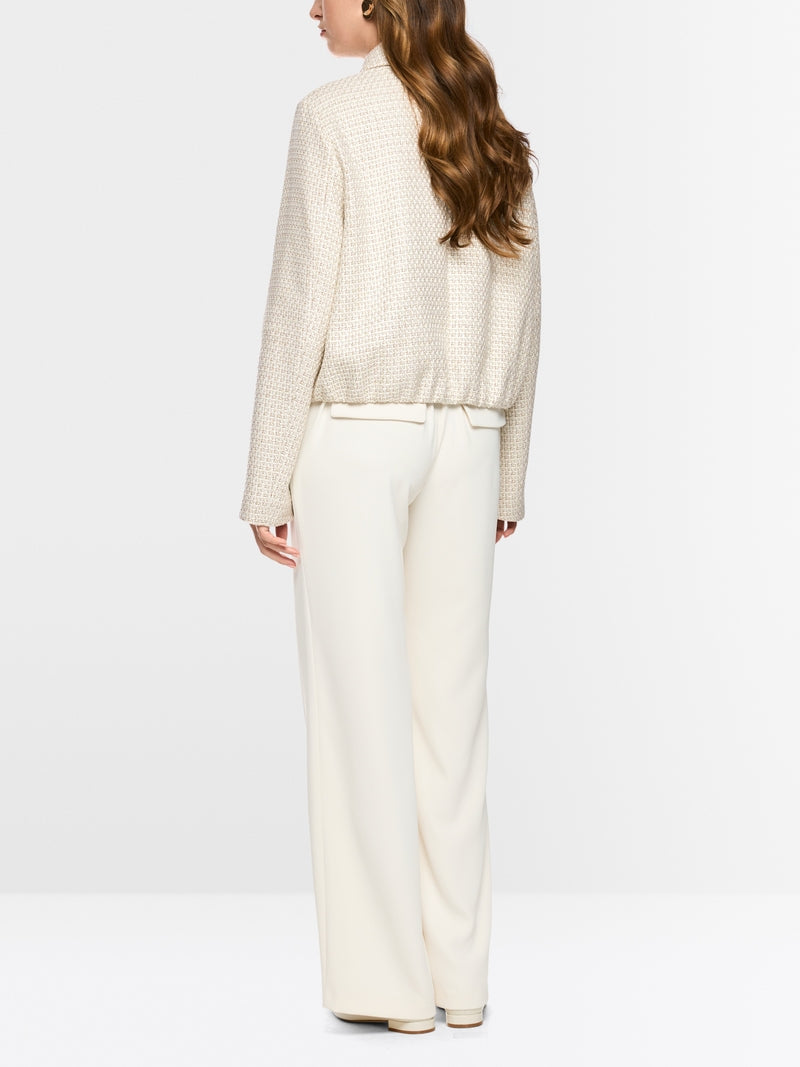 MARCCAIN CREAM DOUBLE ZIP JACKET BC3108W43 112 226