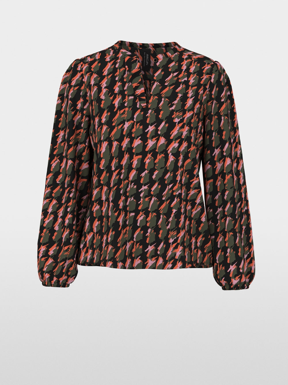 MARCCAIN ORANGE PRINT BLOUSE BC5136W20 484 226