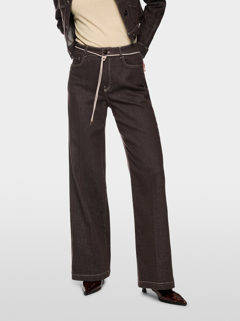 MARCCAIN BROWN WIDE LEG JEANS BC8225D09 697 226