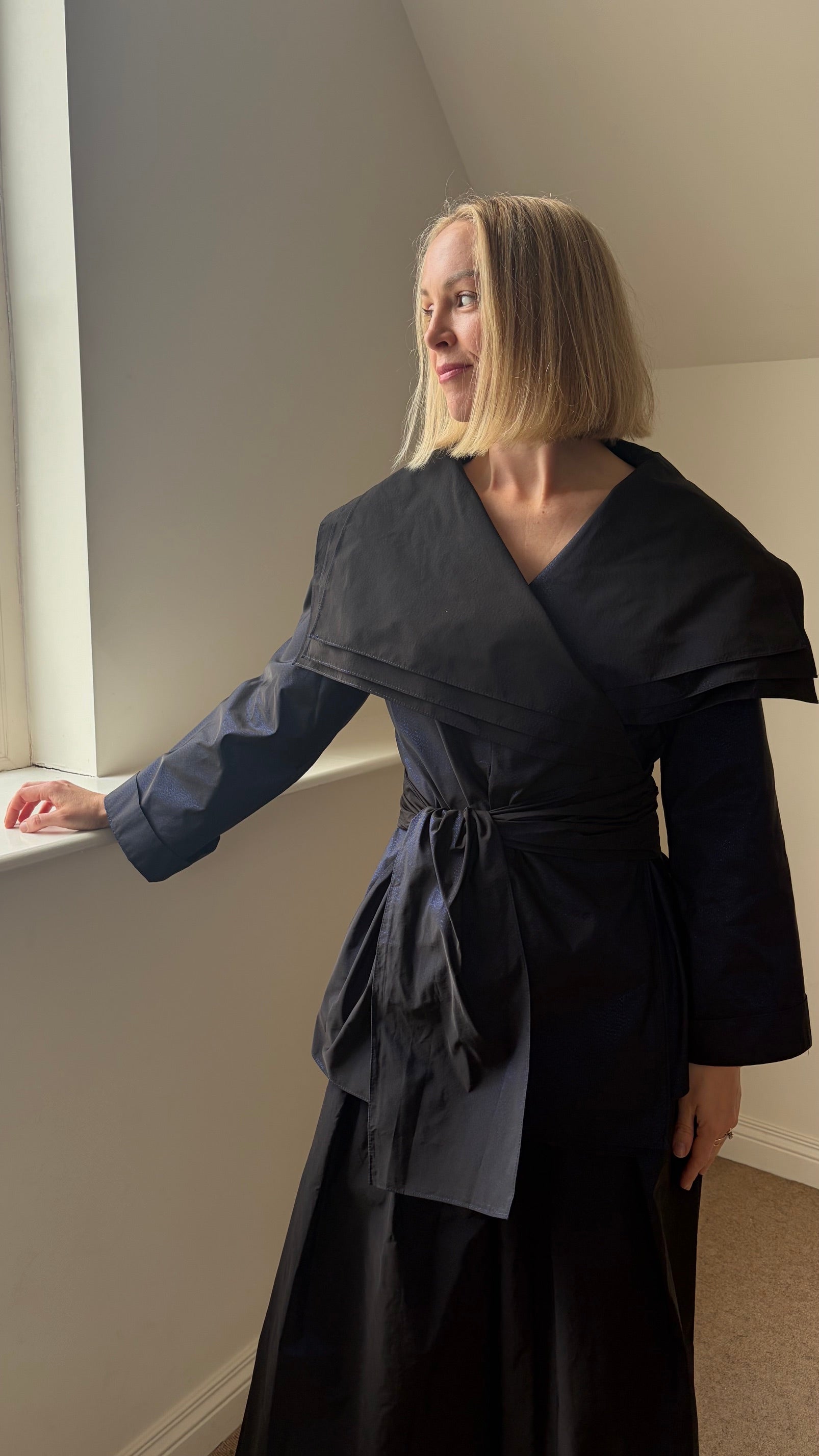 BIZE NAVY WRAP JACKET BK8237 226