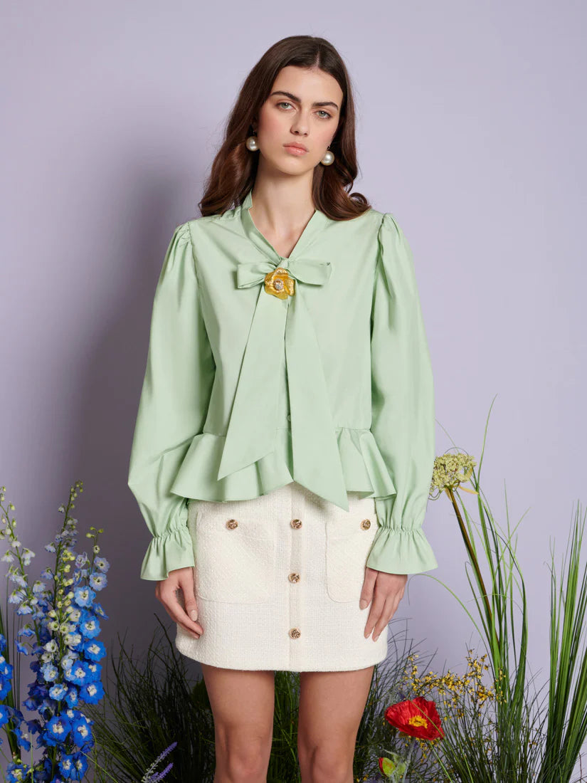 SISTER JANE GRASSLAND BOW BLOUSE 125