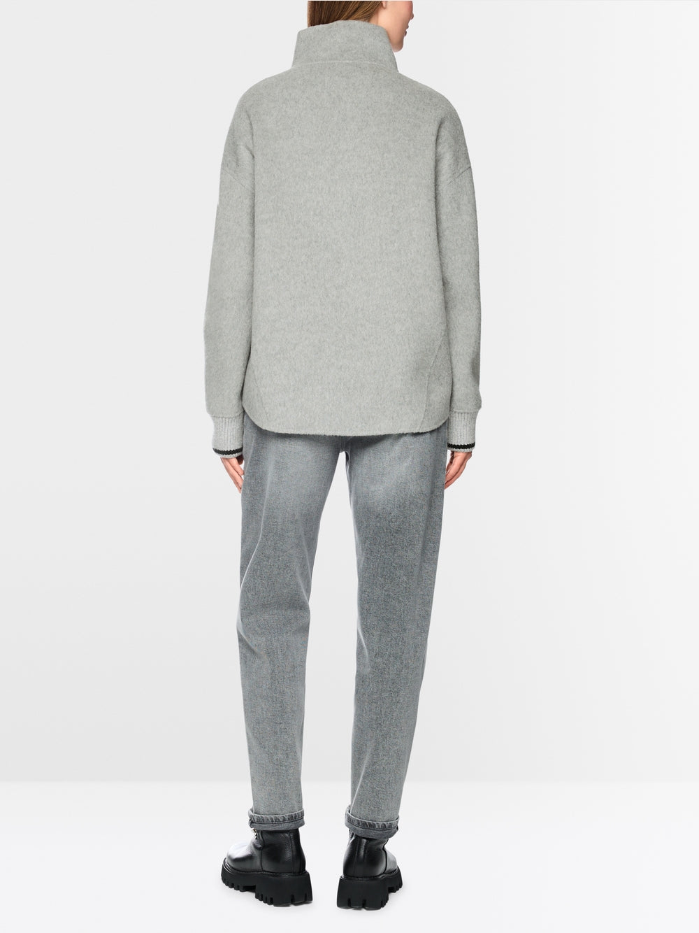 MARCCAIN GREY WOOL JACKET BS1210W28 820 226