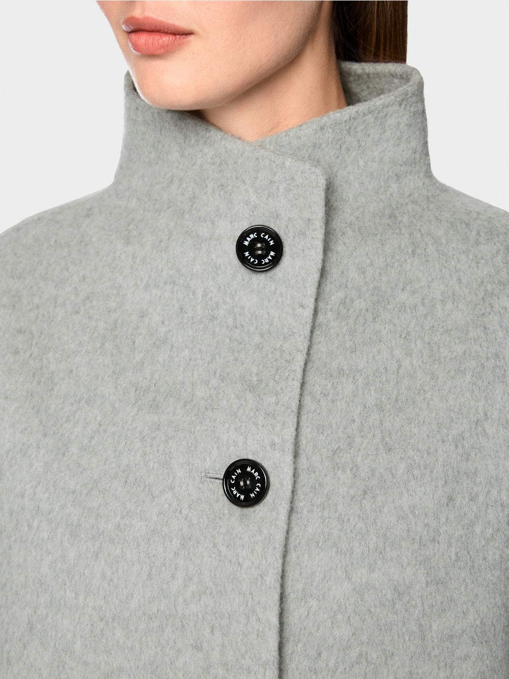 MARCCAIN GREY WOOL JACKET BS1210W28 820 226